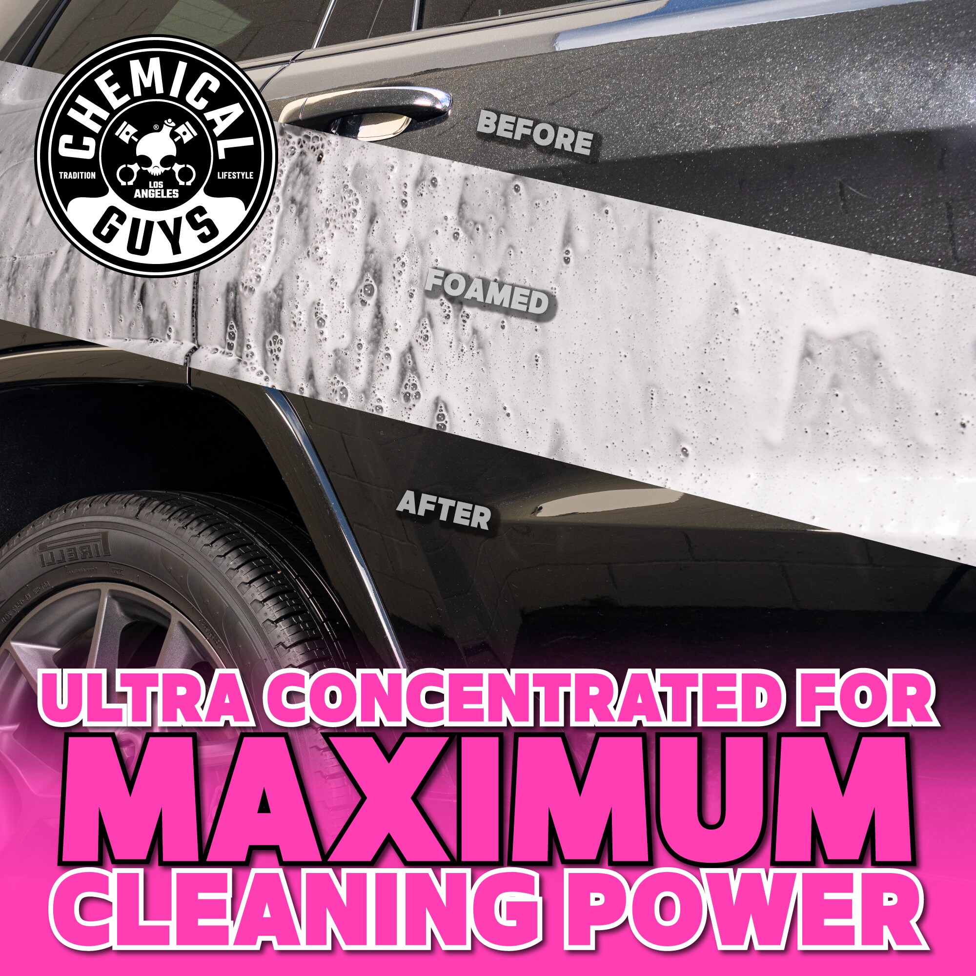 Lavado exterior para auto de 16 onzas líquidas Chemical Guys CWS40216