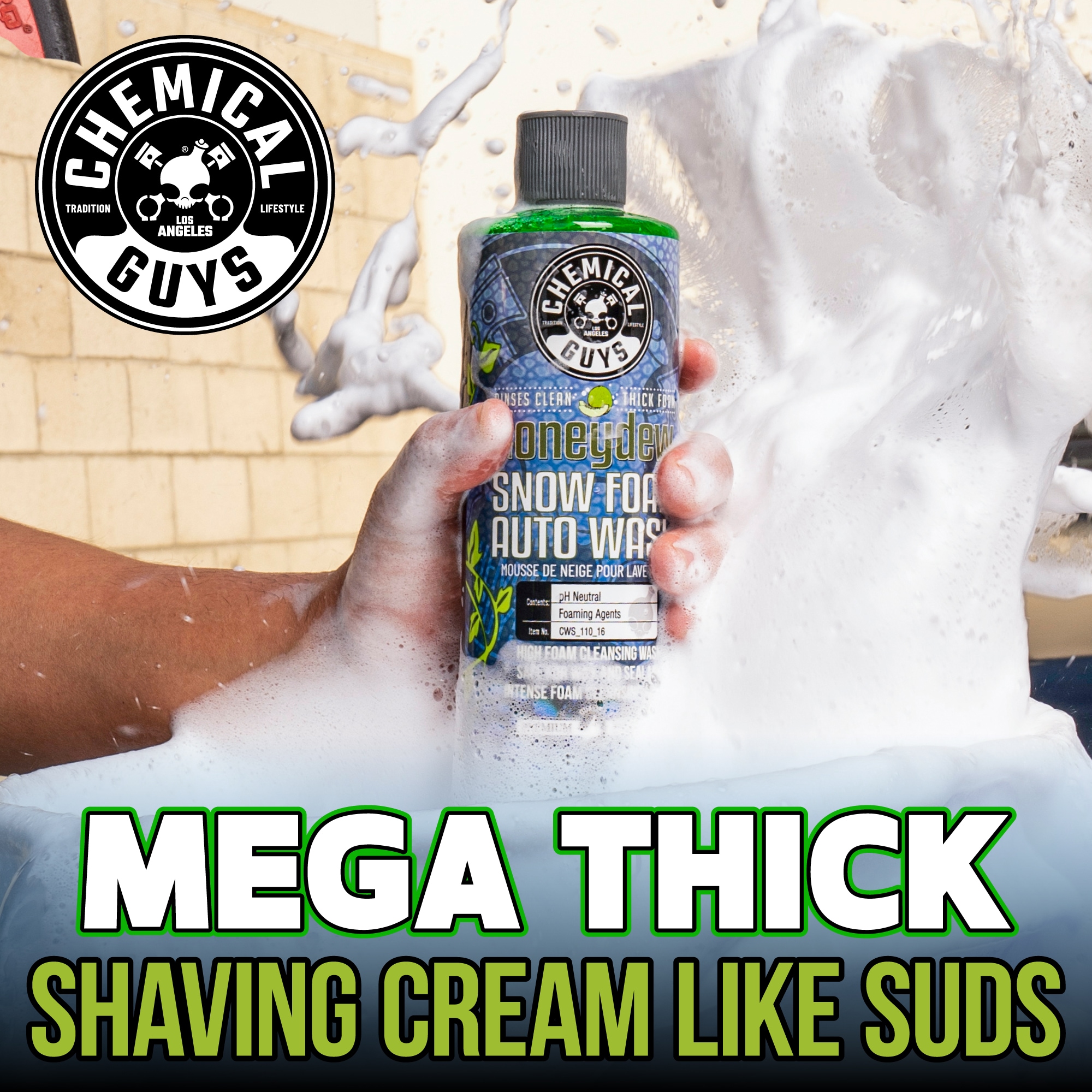 Shampoo para el Exterior del Auto de 16 onzas de Chemical Guys