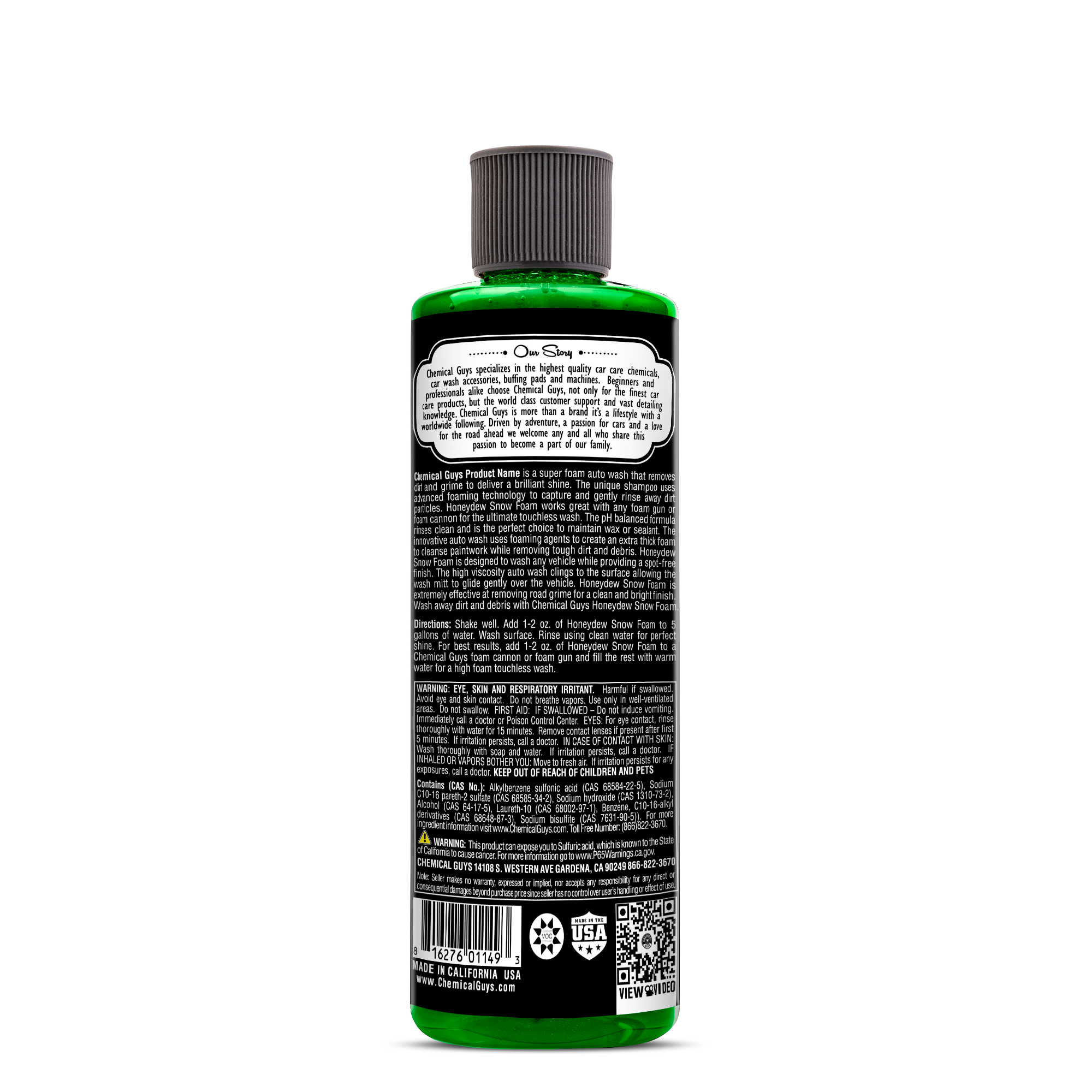 Shampoo para el Exterior del Auto de 16 onzas de Chemical Guys