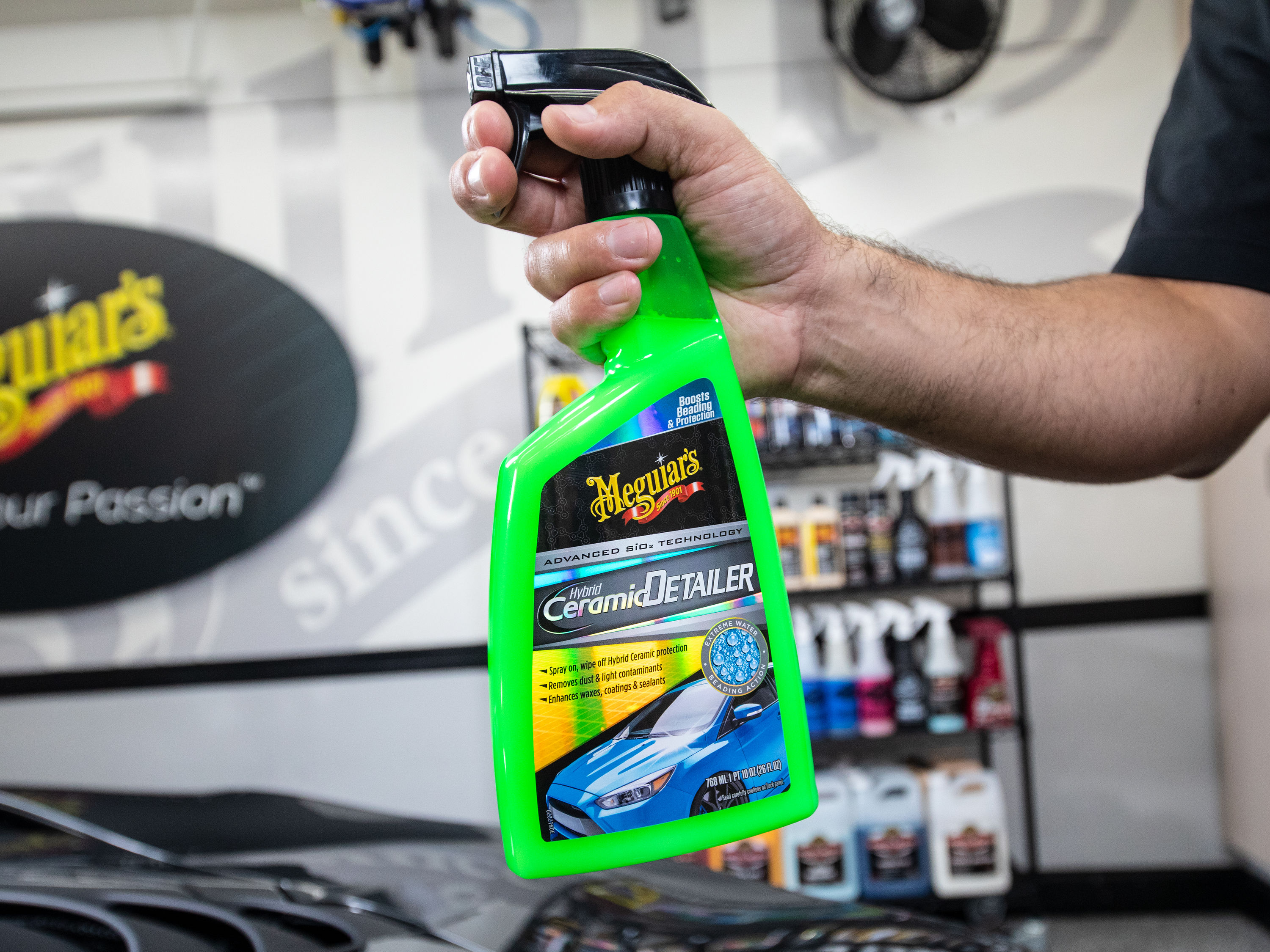 Meguiar's Detailer Cerámico Híbrido de 26 onzas para Limpieza Exterior de Autos G200526