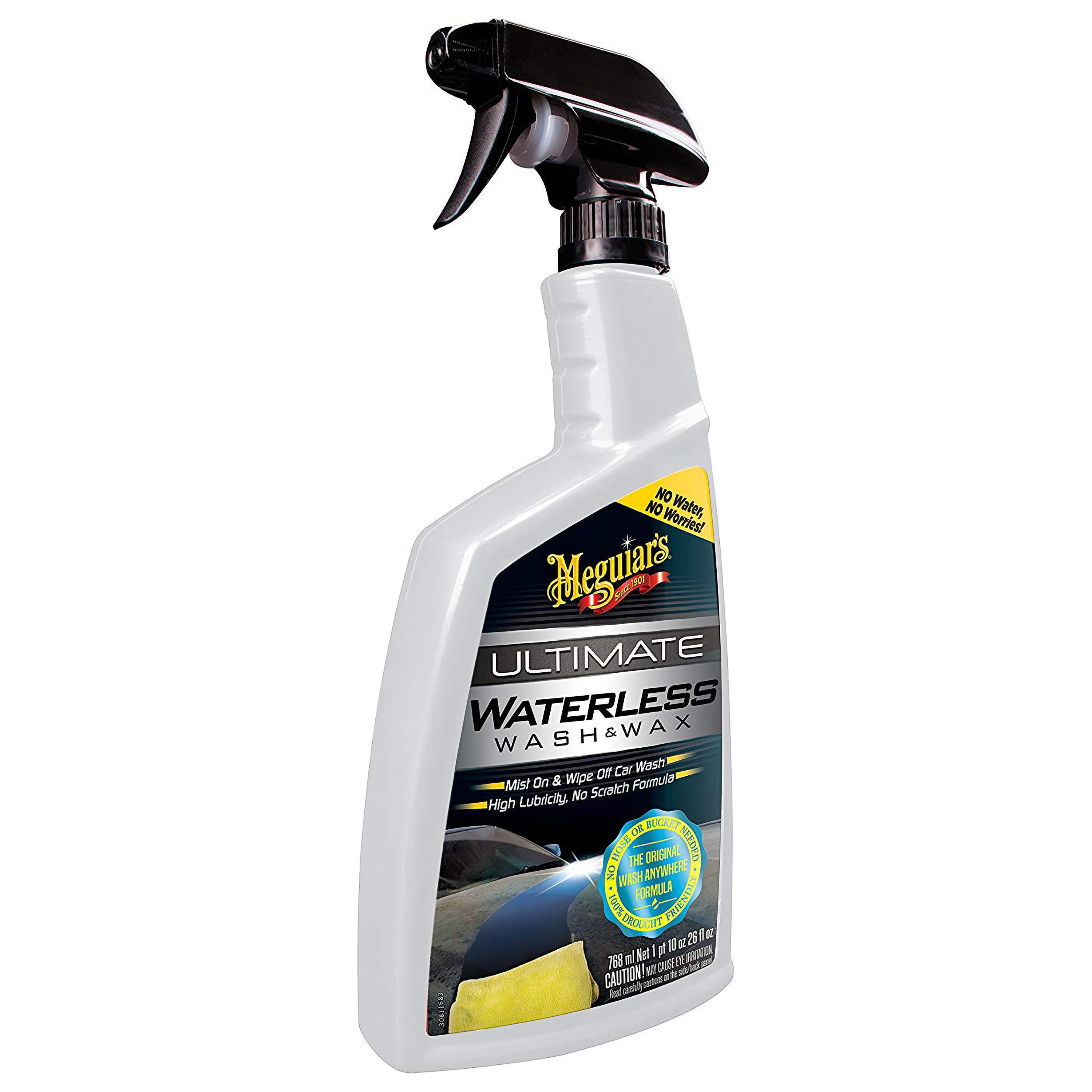 Meguiar's Ultimate Waterless Lavado/Cera para Exterior de Auto 26 Onzas Líquidas G3626