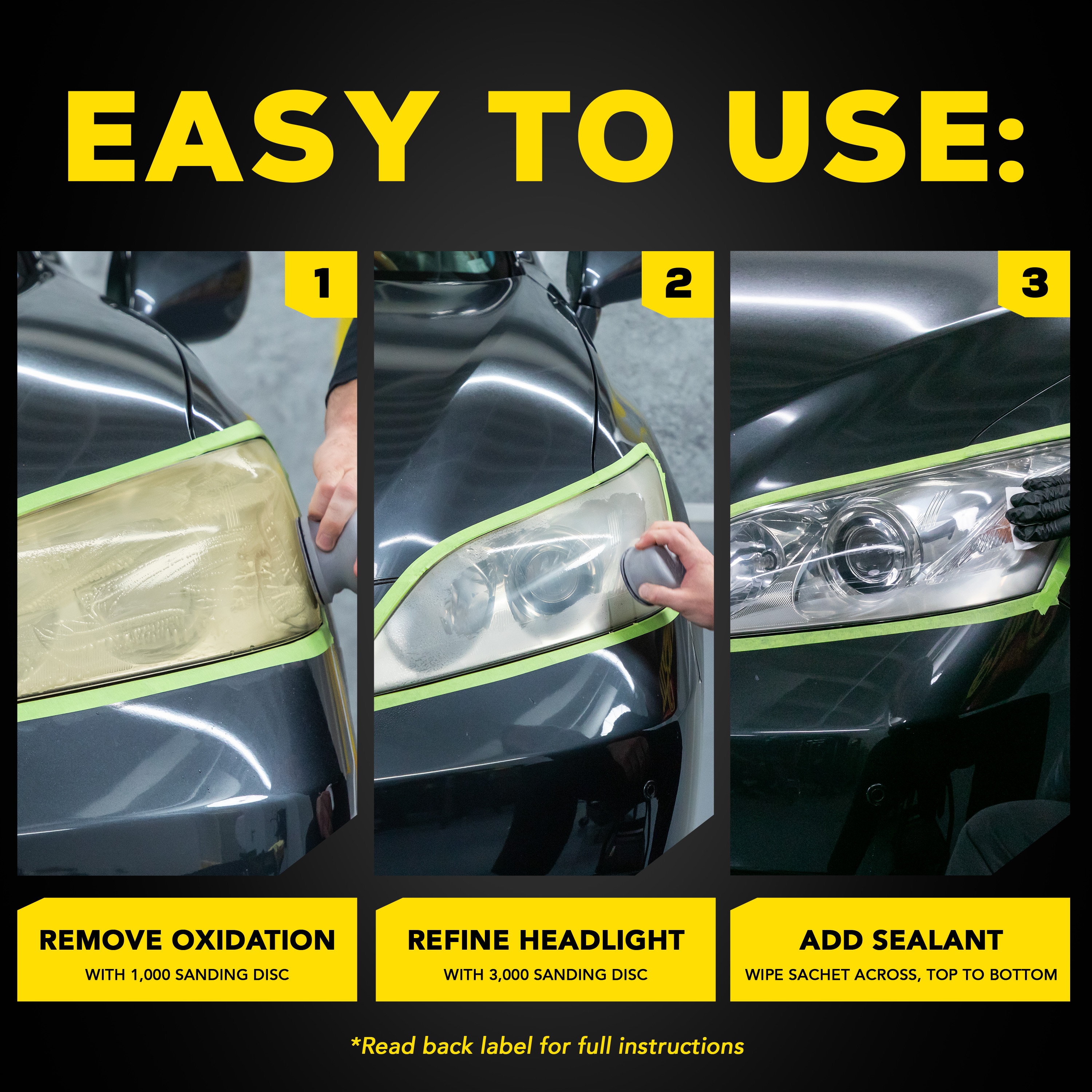 Kit de Restauración para Exteriores de Automóvil Meguiar's Ultimate Headlight de 1 Pieza G2990SRP