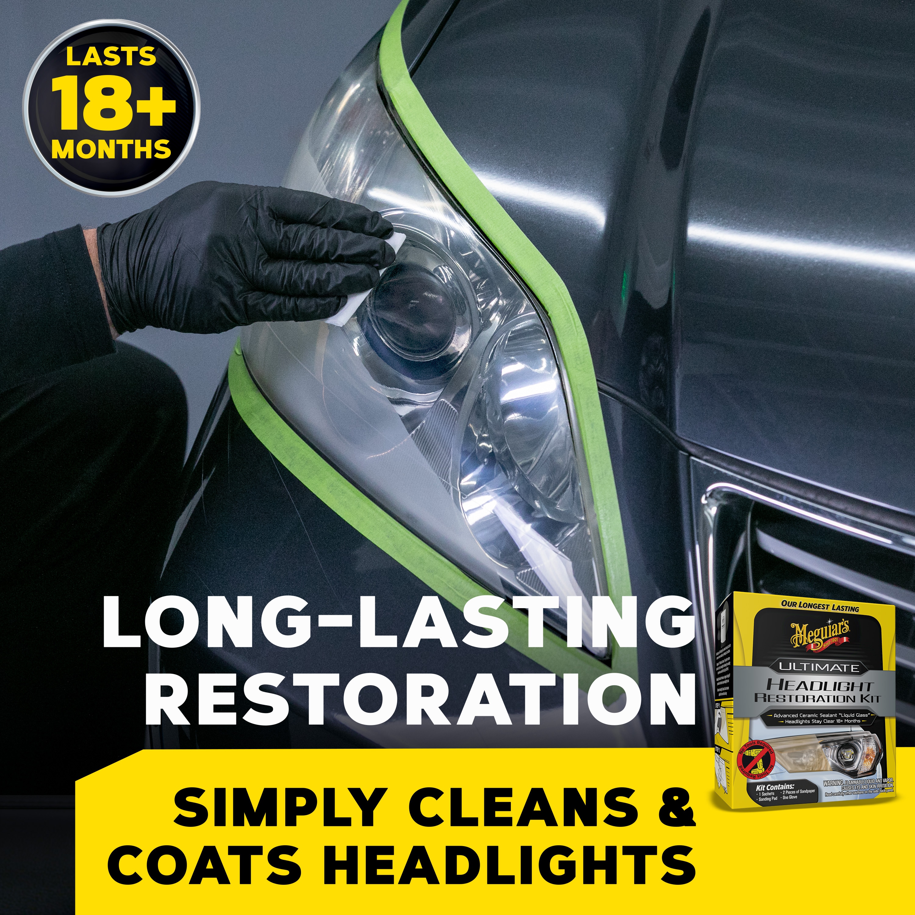 Kit de Restauración para Exteriores de Automóvil Meguiar's Ultimate Headlight de 1 Pieza G2990SRP
