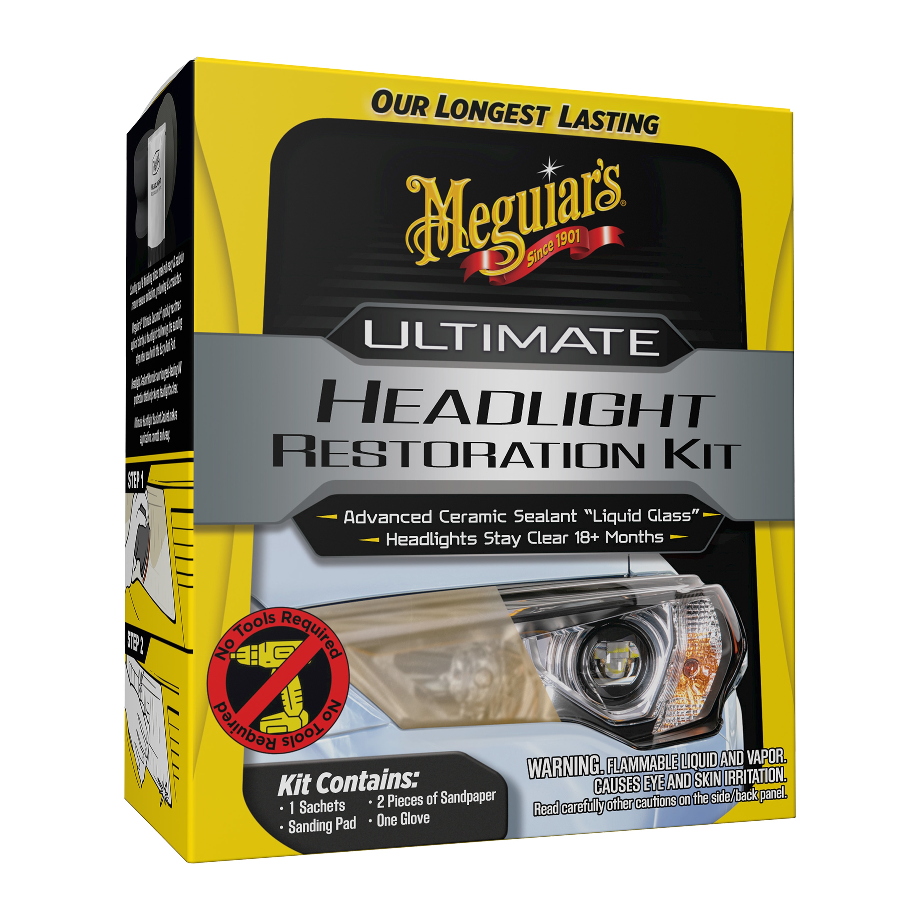 Kit de Restauración para Exteriores de Automóvil Meguiar's Ultimate Headlight de 1 Pieza G2990SRP