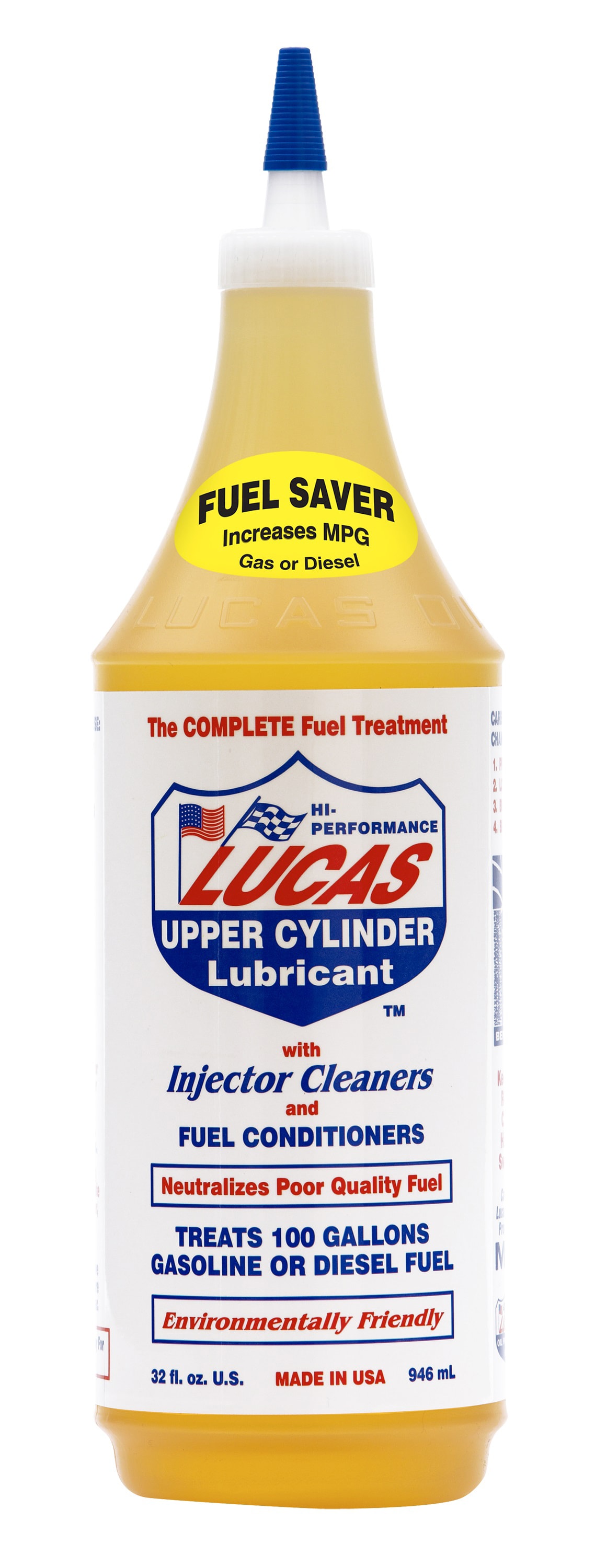 Tratamiento de combustible de 32 onzas líquidas Lucas Oil Products LUCA10003