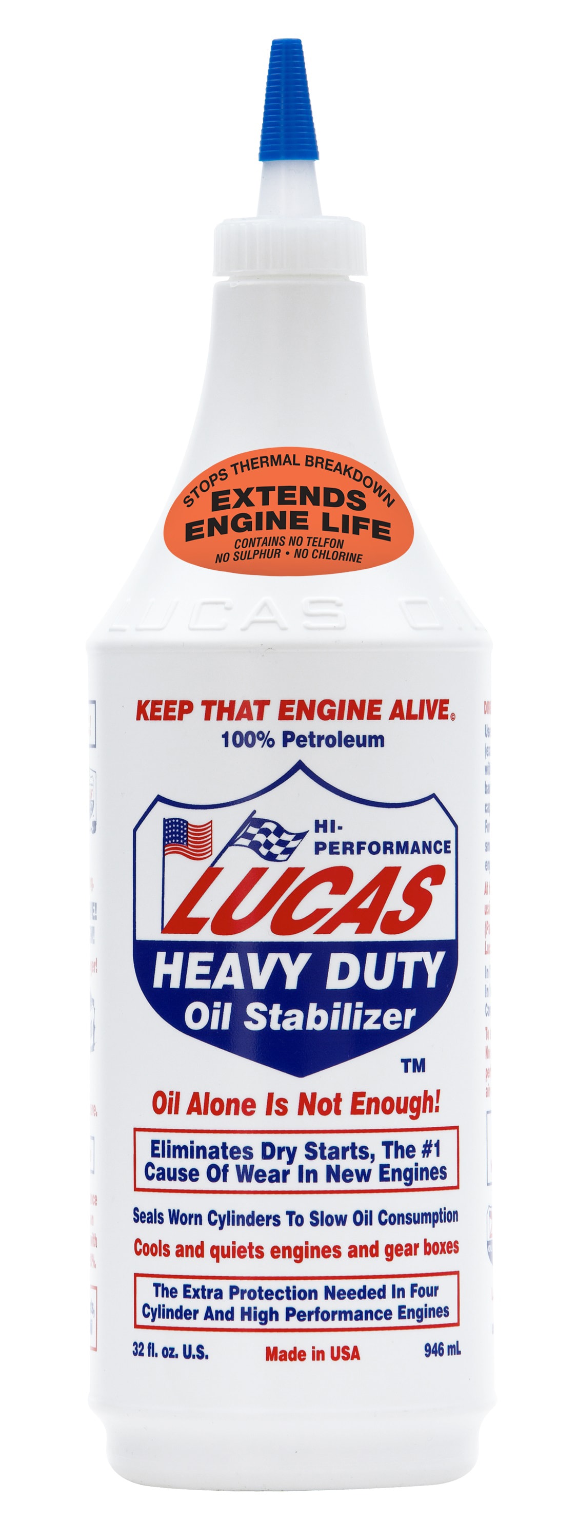 Estabilizador de Aceite Lucas para Motores Pesados 32 Oz LUCA10001