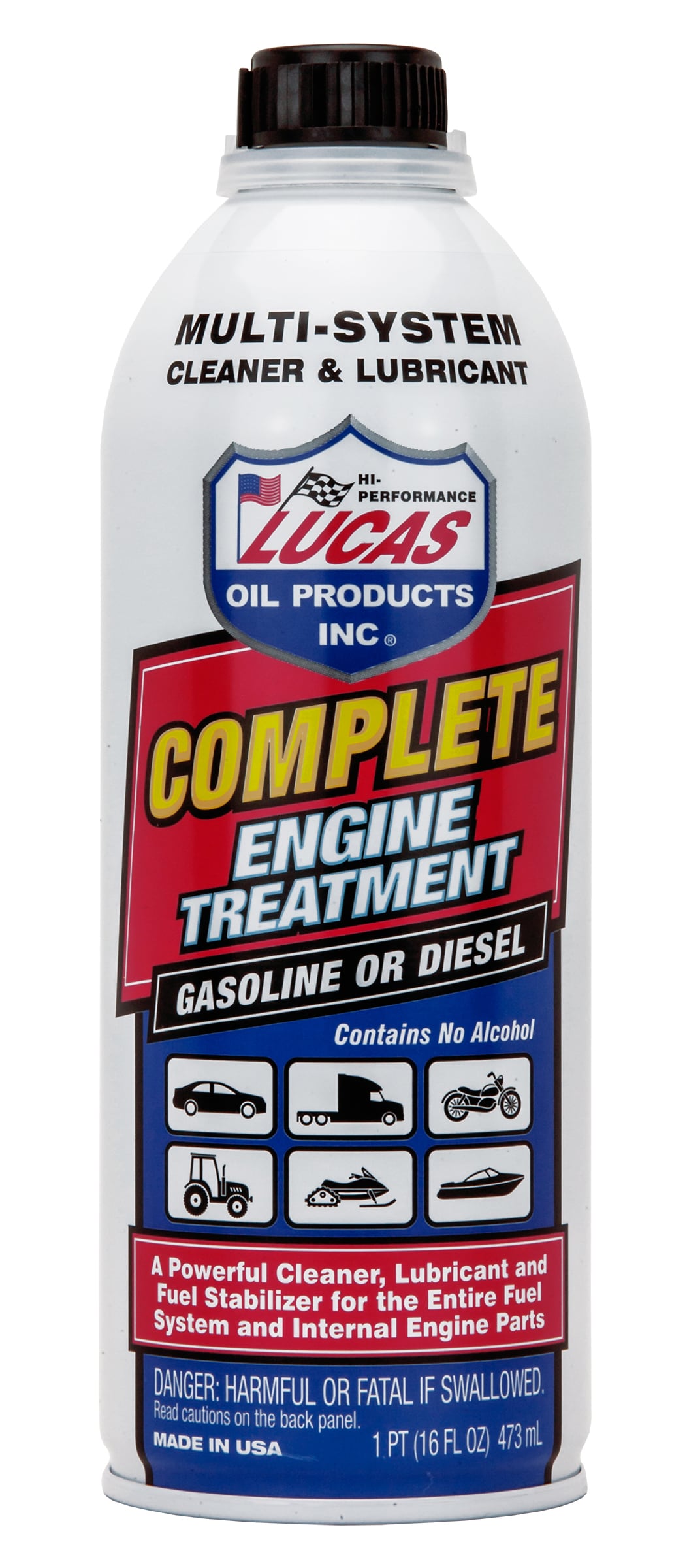 Tratamiento de motor de 16 onzas líquidas Lucas Oil Products LUCA10016