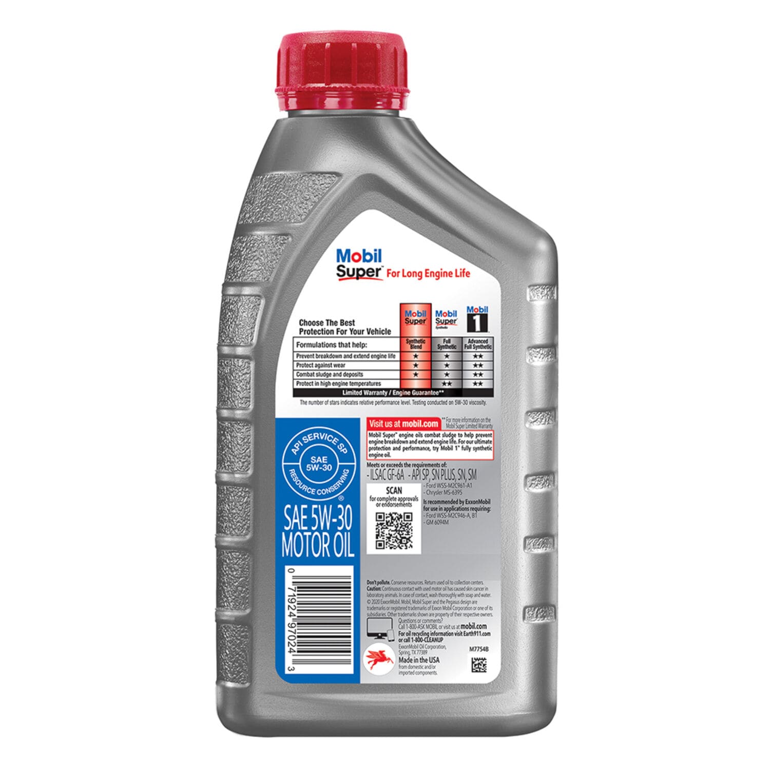 Mobil 1 Sintético 5W30 qt.