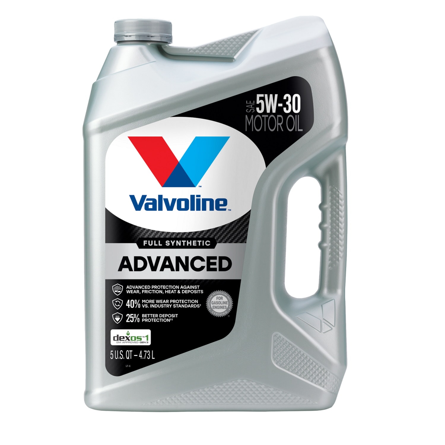 Aceite para motor Valvoline Avanzado de Sintético Completo 5w-30 5 Cuartos 881164