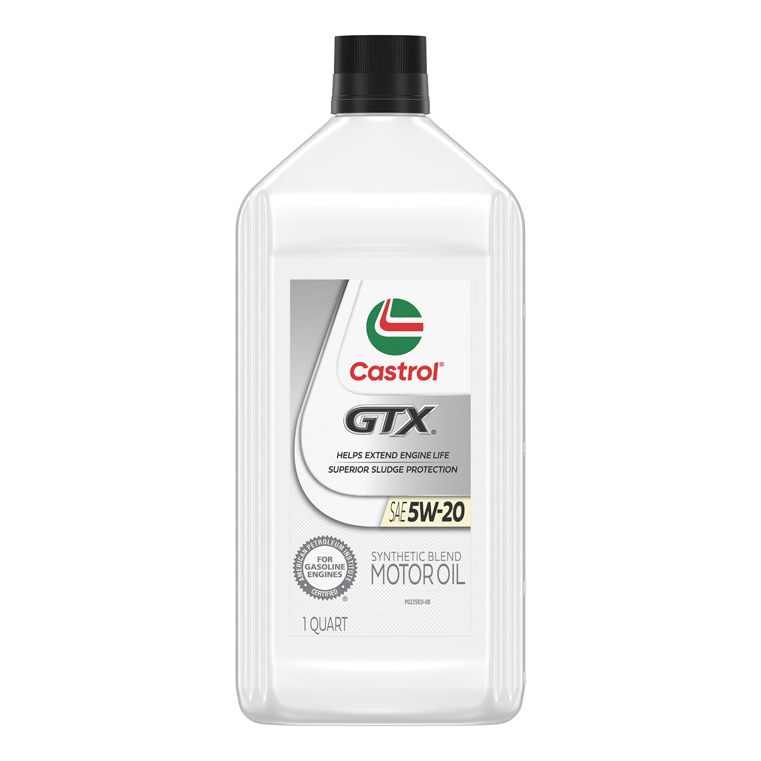 Aceite para motor sintético CASTROL GTX 5W-20, mezcla sintética, 1 cuarto 15B743