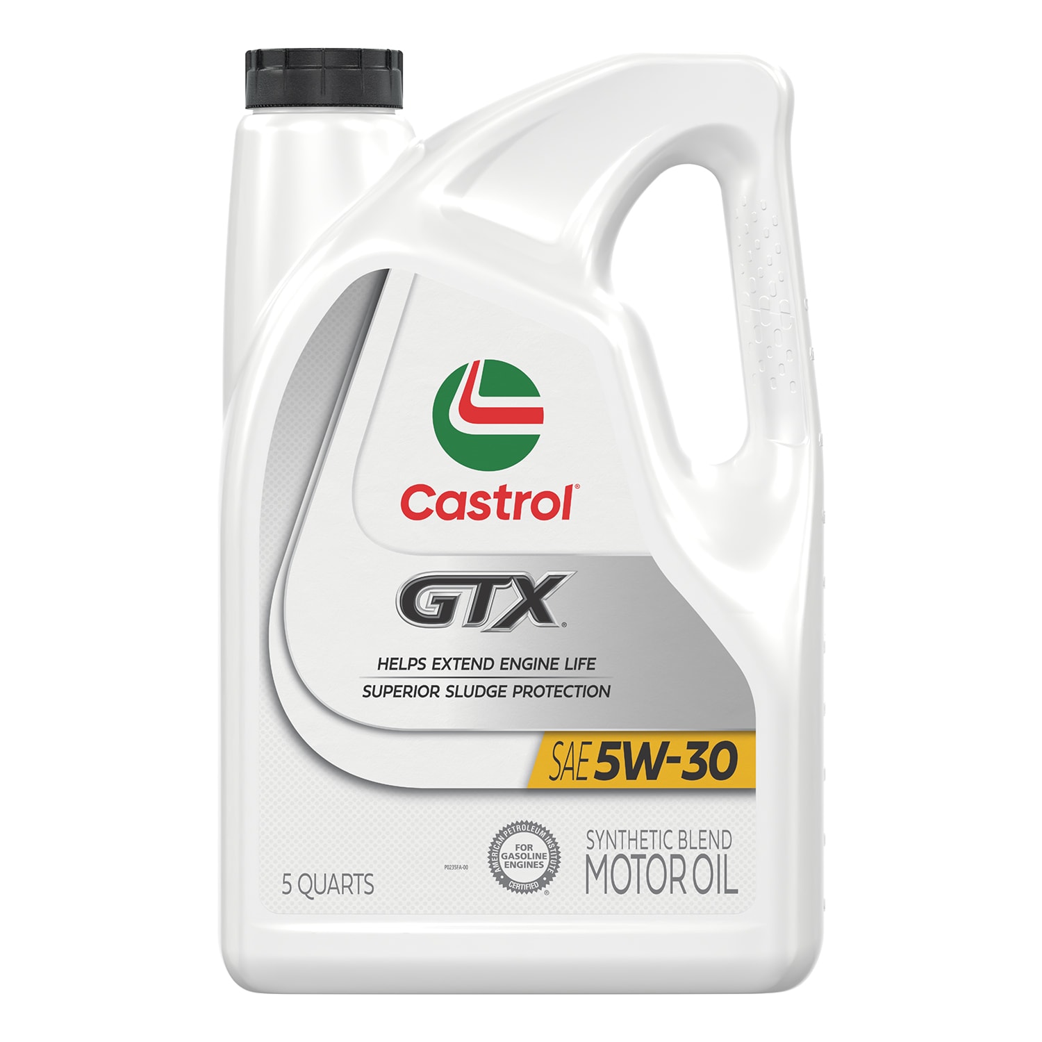 Aceite de Motor Sintético CASTROL GTX 5W-30, Mezcla Sintética, 5 Cuartos 15A66D