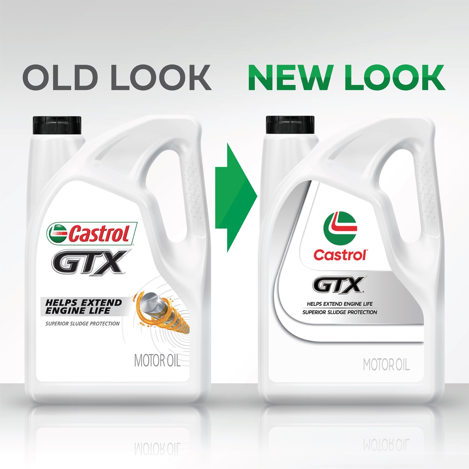 Aceite de motor convencional CASTROL GTX 10W-30, 5 Cuartos 15B7AA