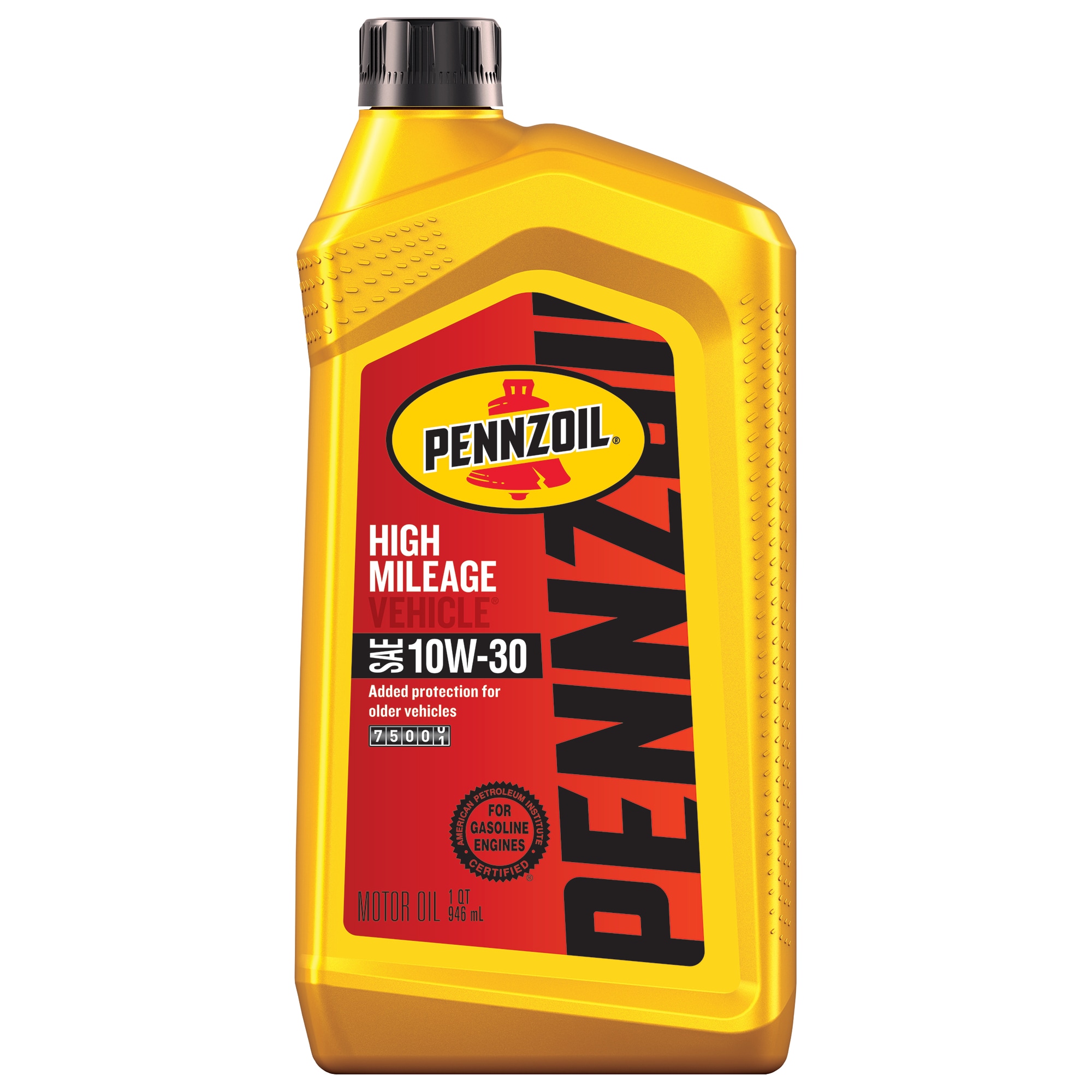 Aceite para motores de alto kilometraje de 10W-30 en presentación de 1 cuarto para motores viejos con agentes acondicionadores 550022812