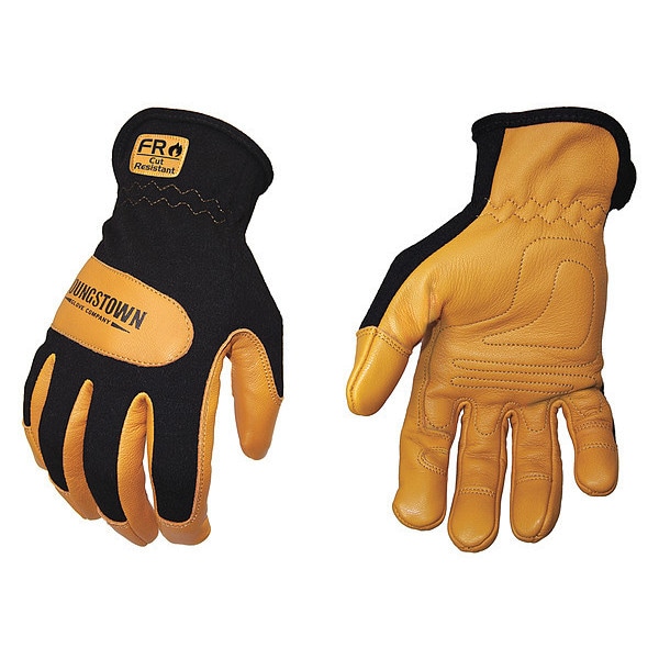 Guantes para mecánicos de la empresa Youngstown Glove Co, talla L, negros/beige, Nomex(R) - 12-3270-80-L