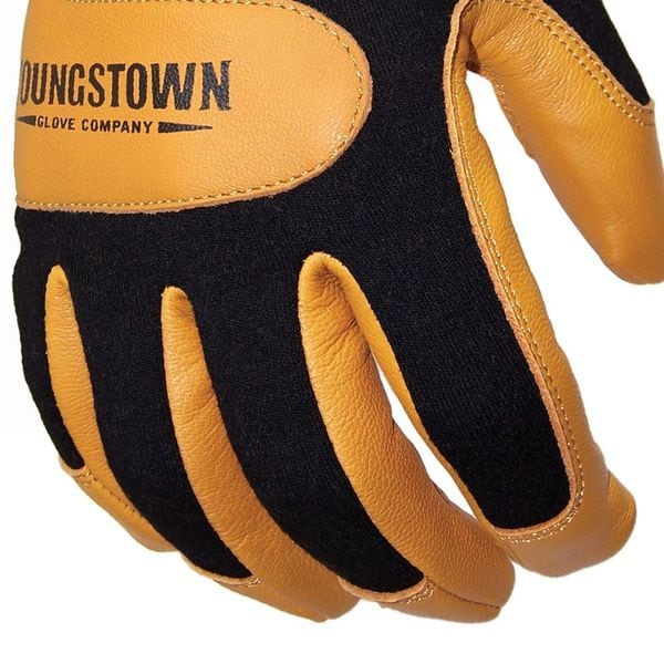 Guantes para mecánicos de la empresa Youngstown Glove Co, talla L, negros/beige, Nomex(R) - 12-3270-80-L