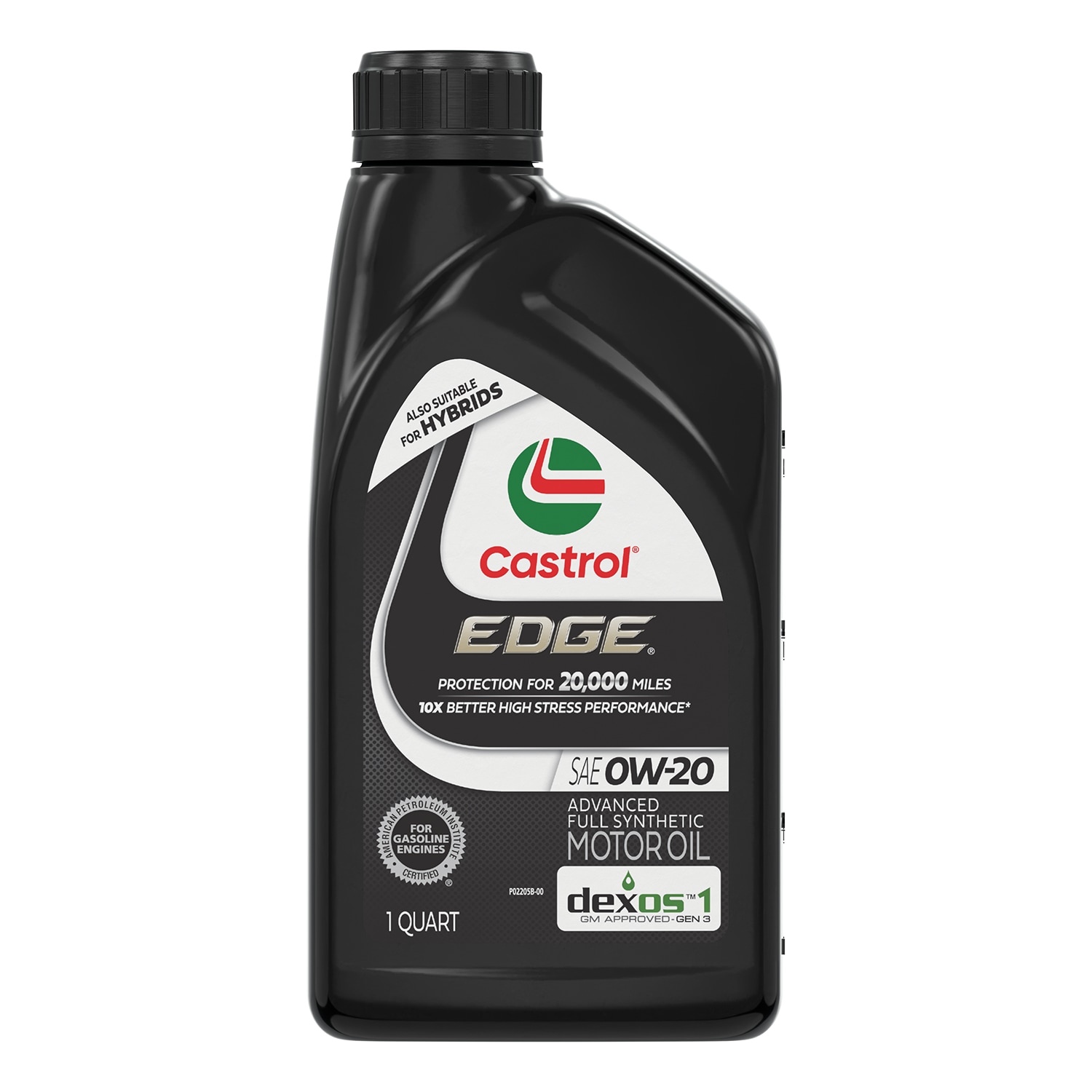 Aceite de motor sintético completo Castrol EDGE 0W-20, avanzado, 1 cuarto