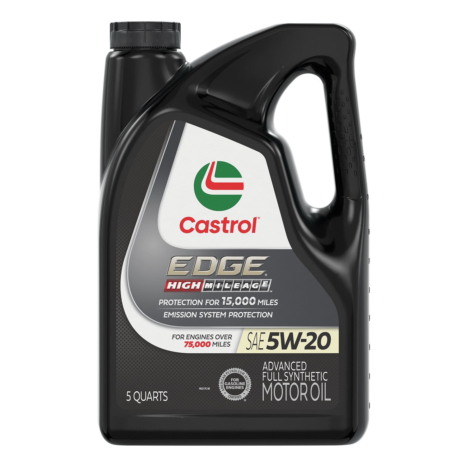 Aceite de Motor Sintético Completo Avanzado CASTROL EDGE High Mileage 5W-20, 5 Cuartos 15906D