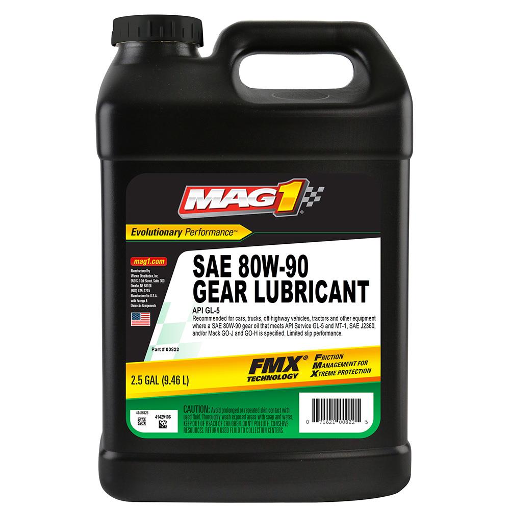 Aceite para engranajes MAG 1 80w90 GL-5 en envase de 2.5 galones MAG1822