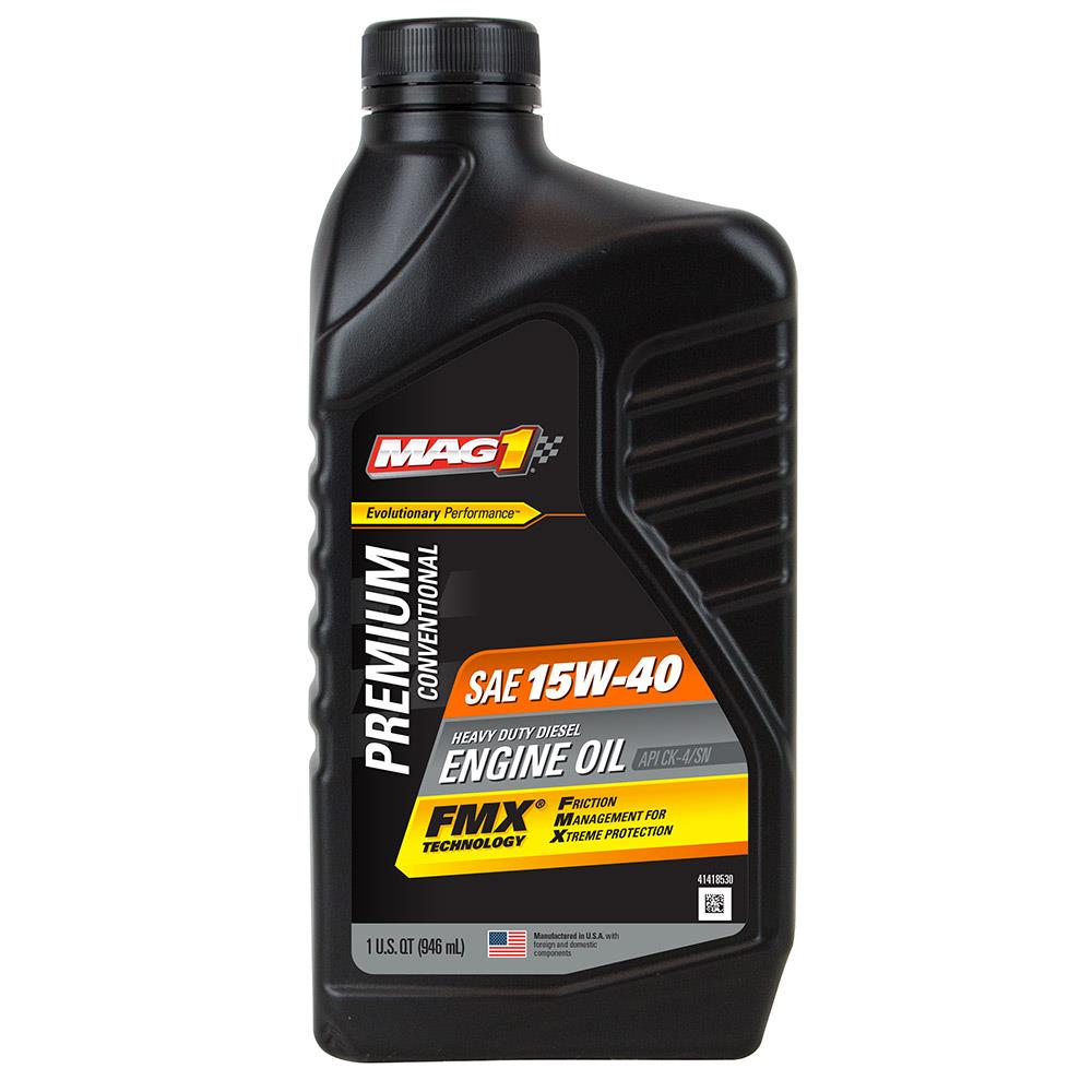 Aceite para motor de diésel MAG 1 15W40 Ck4 H/D en cuarto de galón MAG161658