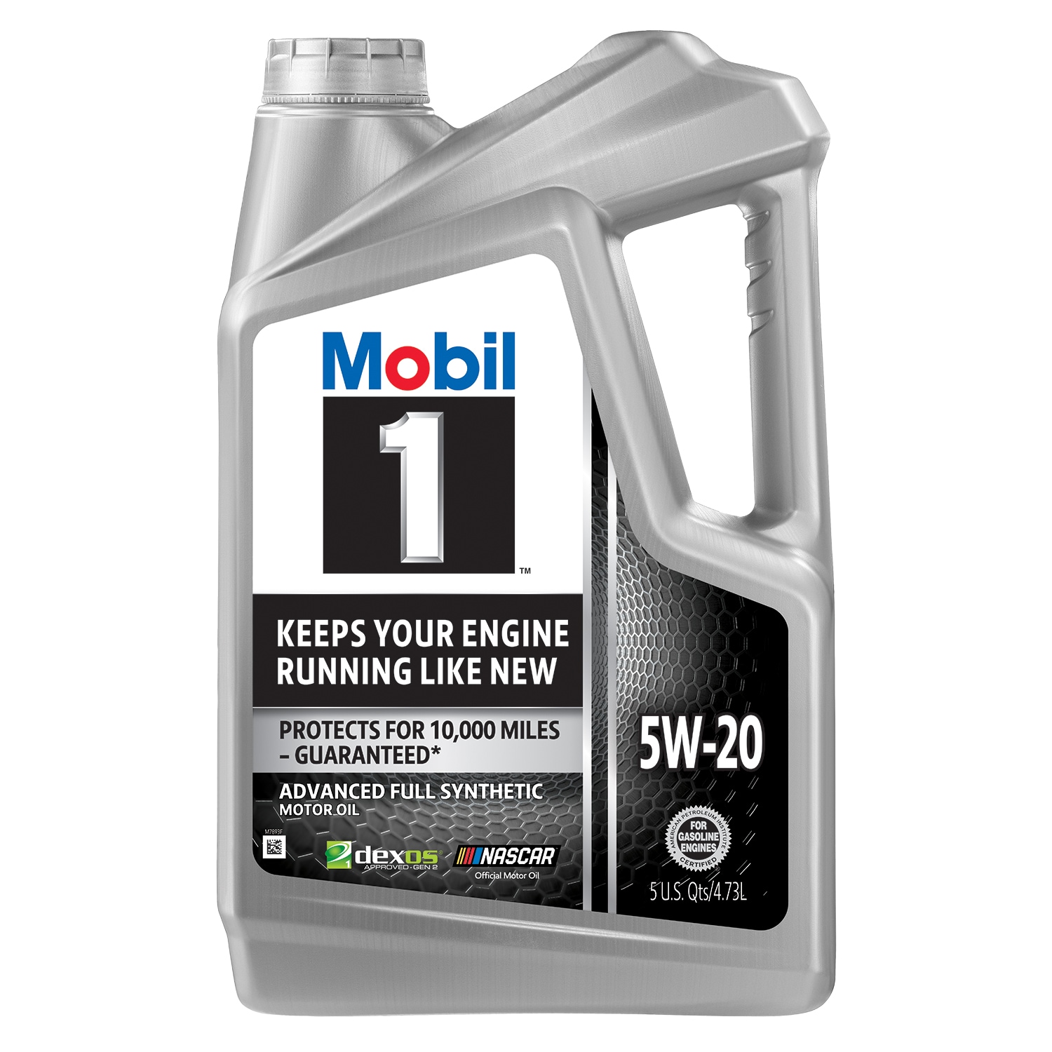 Aceite de motor Mobil 1 5W20 en envase de 5 litros