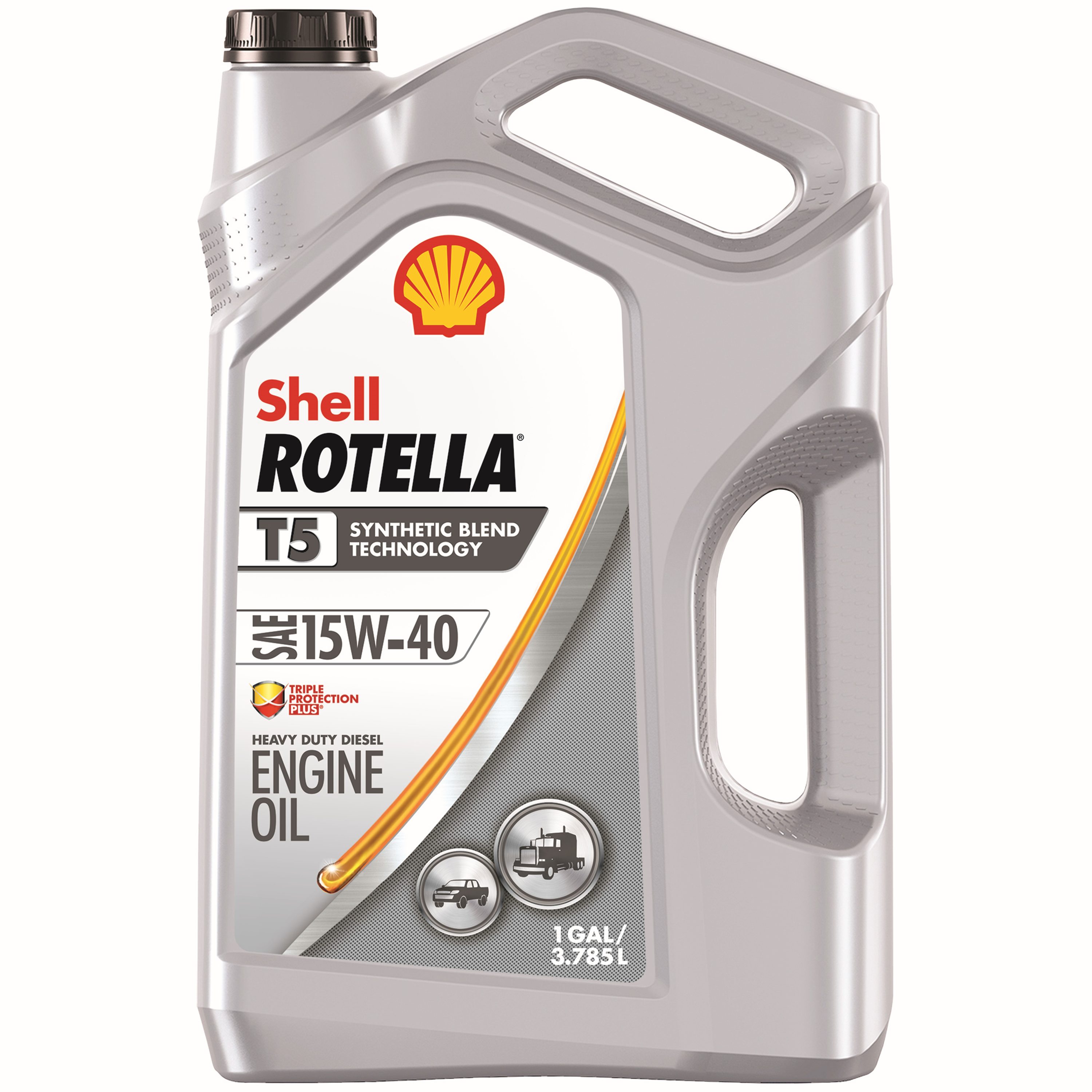 Aceite de Motor Sintético Semisintético Rotella 15W-40 para Diesel - 1 Galón - Controla el Desgaste del Motor - Aprobado por CK-4, CJ-4, CI-4 Plus 550045348