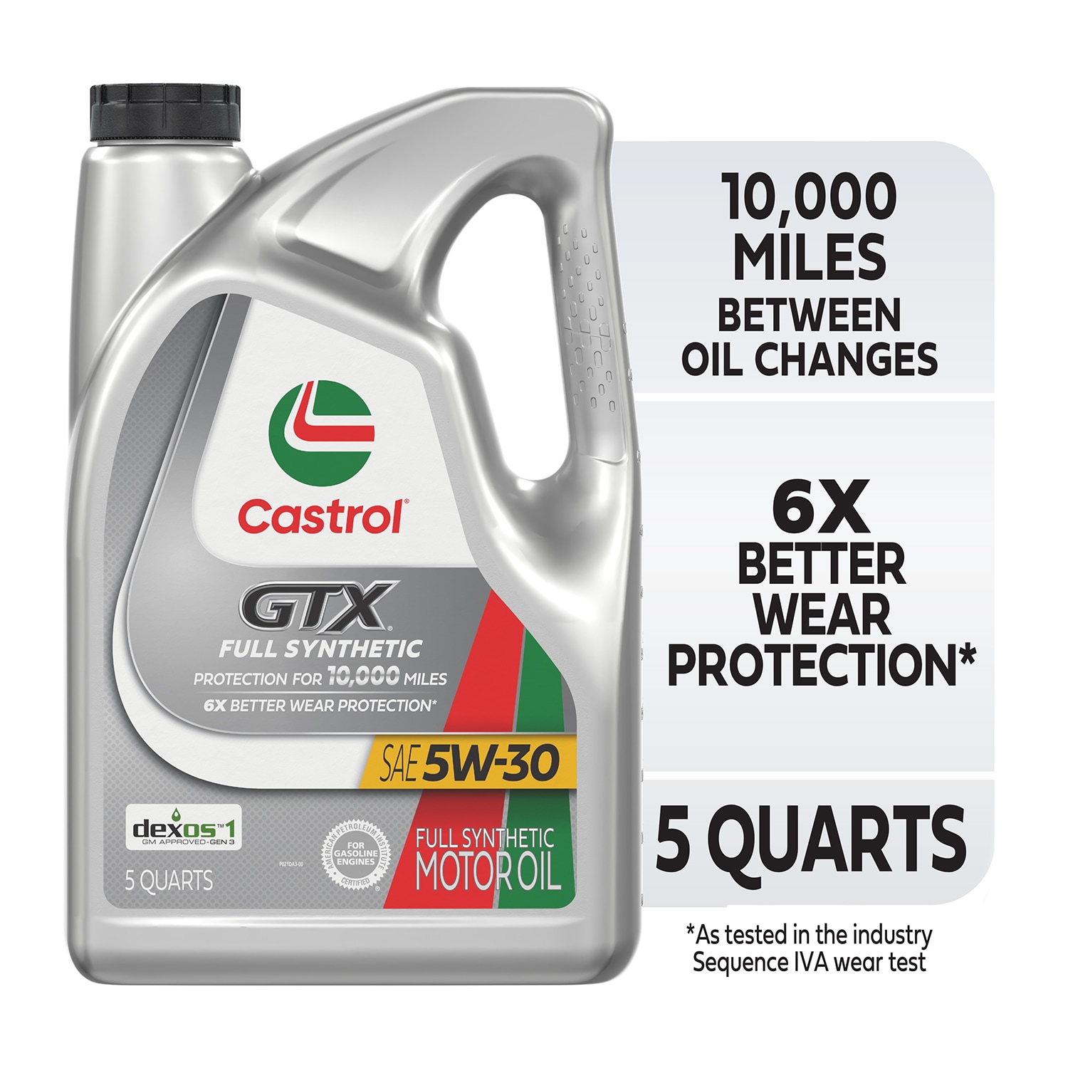 Aceite de Motor Sintético CASTROL Gtx 5w-30, 5 litros