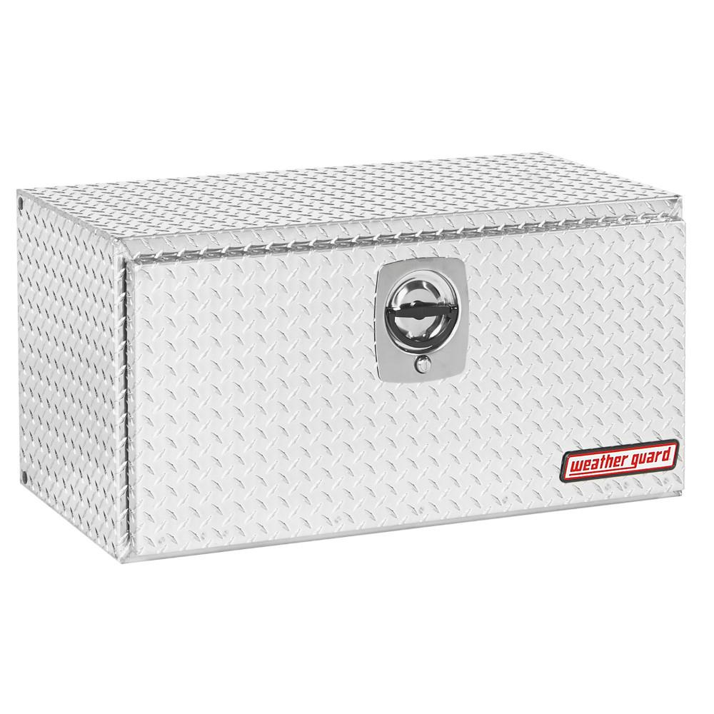 Caja de herramientas para camión Weather Guard de aluminio plateado de 36.625 pulgadas x 18 pulgadas x 18 pulgadas