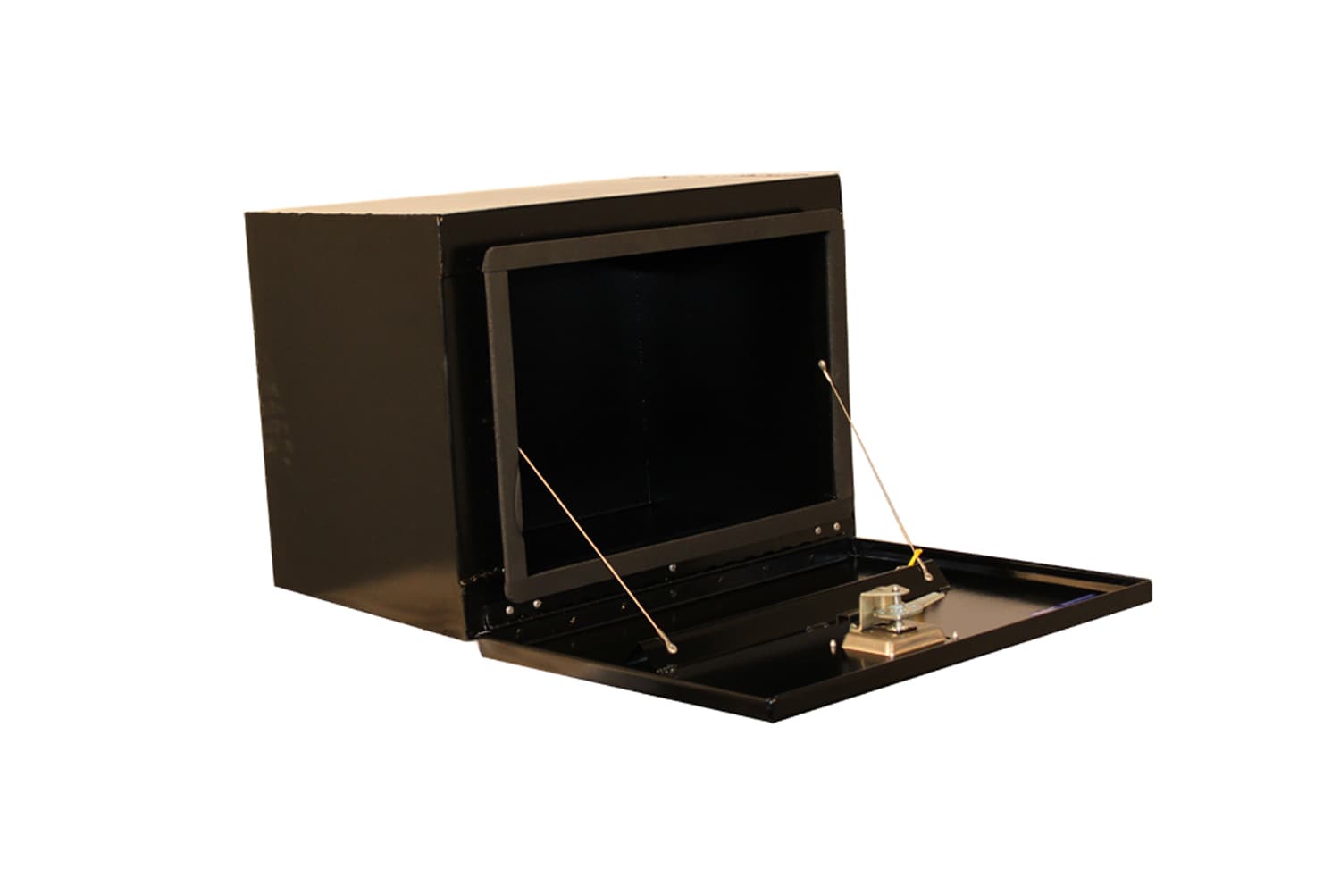 Caja de herramientas para camión debajo del cuerpo de acero recubierto de polvo negro de 36 pulgadas x 17 pulgadas x 18 pulgadas, mejor construido