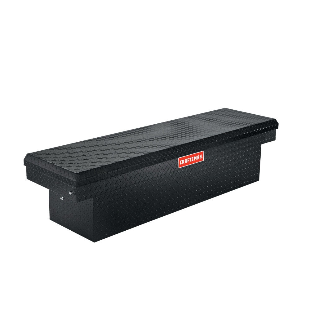 Caja de herramientas para camioneta tipo crossover de aluminio negro mate de 71.3 pulgadas x 19.5 pulgadas x 17.2 pulgadas Craftsmen CMXTBAK1005301