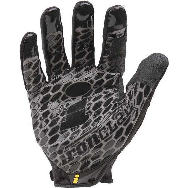 Guantes de Mecánico Ironclad Performance Wear, Talla L, Negros, Nylon Elástico Acanalado - BHG2-04-L