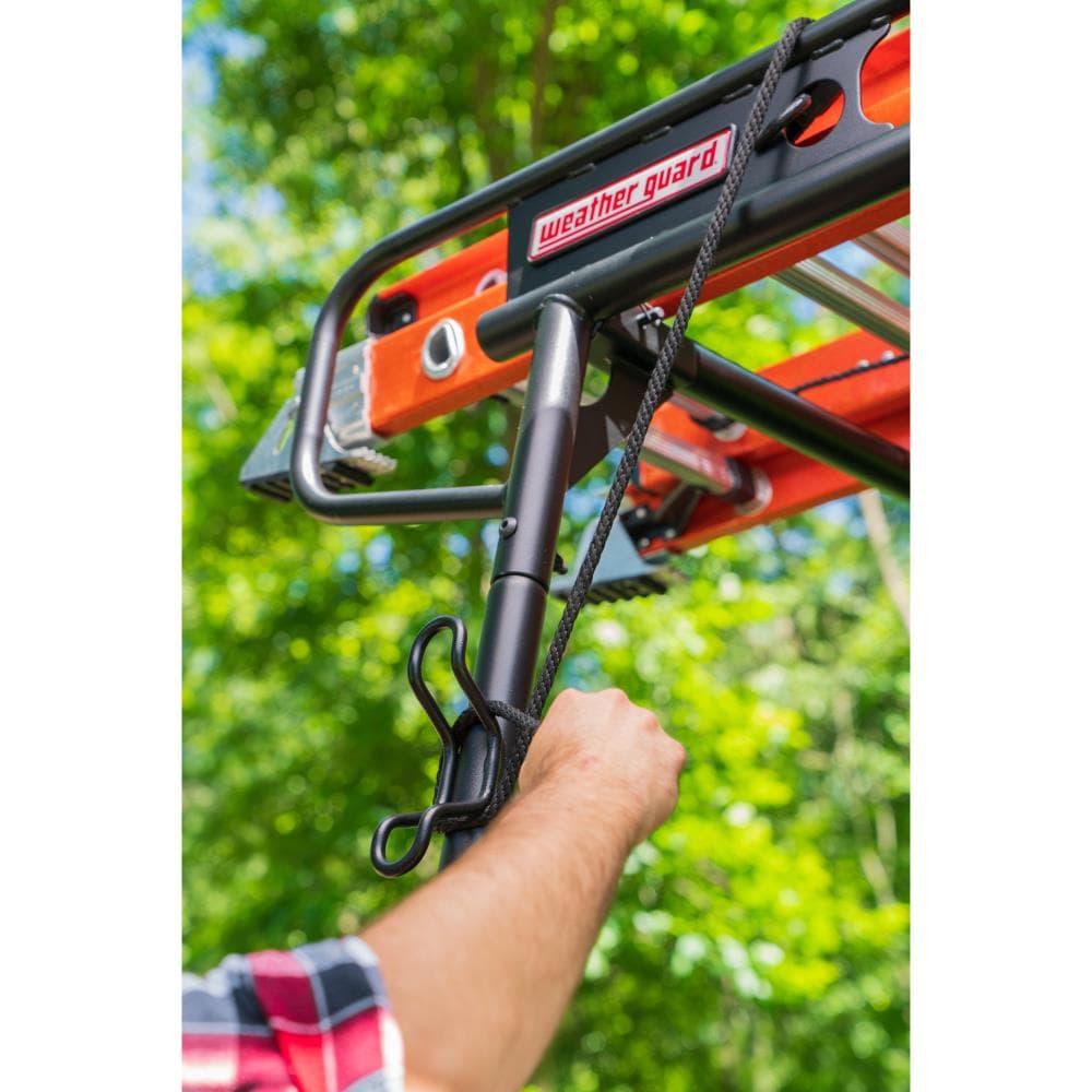 Rack de camioneta de acero WEATHER GUARD de 127.82 pulgadas para techo de plástico/acero de uso múltiple (incluye accesorios) 1345-52-02