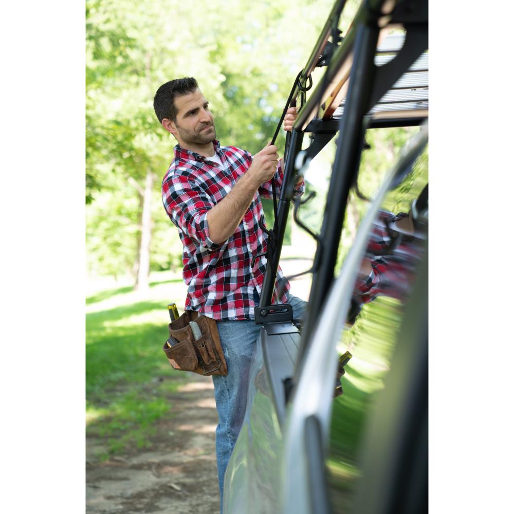 Rack de camioneta de acero WEATHER GUARD de 127.82 pulgadas para techo de plástico/acero de uso múltiple (incluye accesorios) 1345-52-02