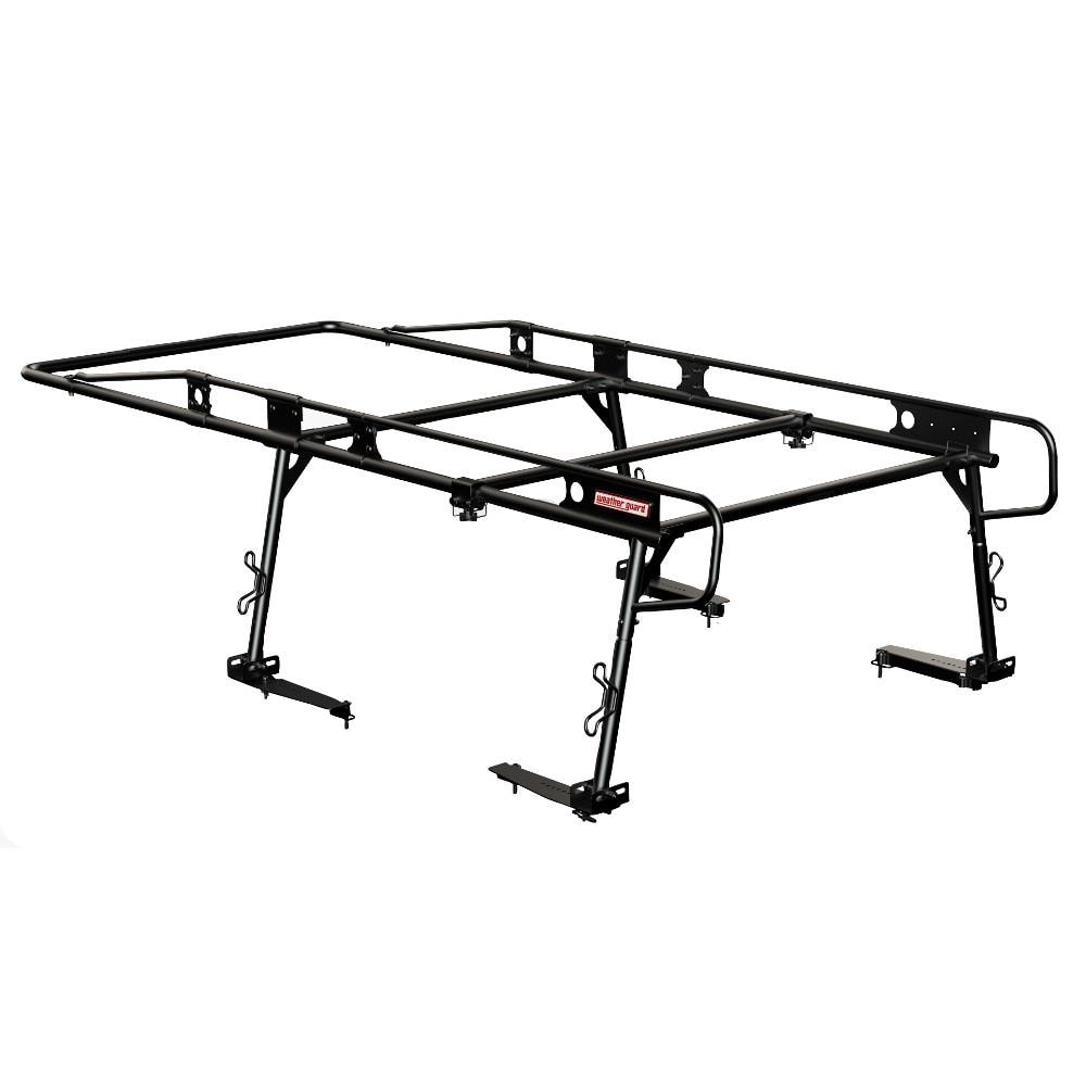 Rack de camioneta de acero WEATHER GUARD de 127.82 pulgadas para techo de plástico/acero de uso múltiple (incluye accesorios) 1345-52-02