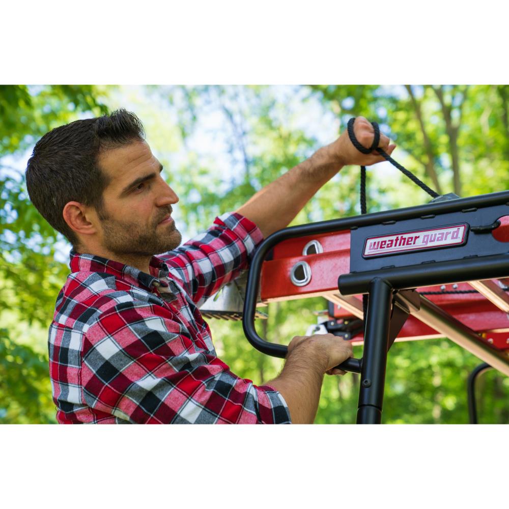 Rack de camioneta de acero WEATHER GUARD de 127.82 pulgadas para techo de plástico/acero de uso múltiple (incluye accesorios) 1345-52-02