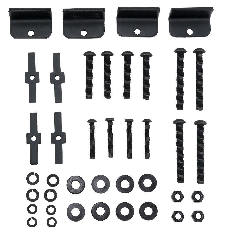Parrilla de camión de acero Weather Guard de 79.25 pulgadas para techo de plástico/acero multiusos (Incluye Herrajes) 1275-52-02