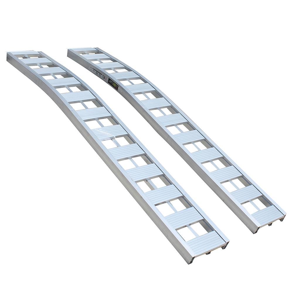 Charola de Carga para Enganche de Aluminio Erickson Ramp de 90 Pulgadas L x 12 Pulgadas An. x 6 Pulgadas Alt. Paquete de 2
