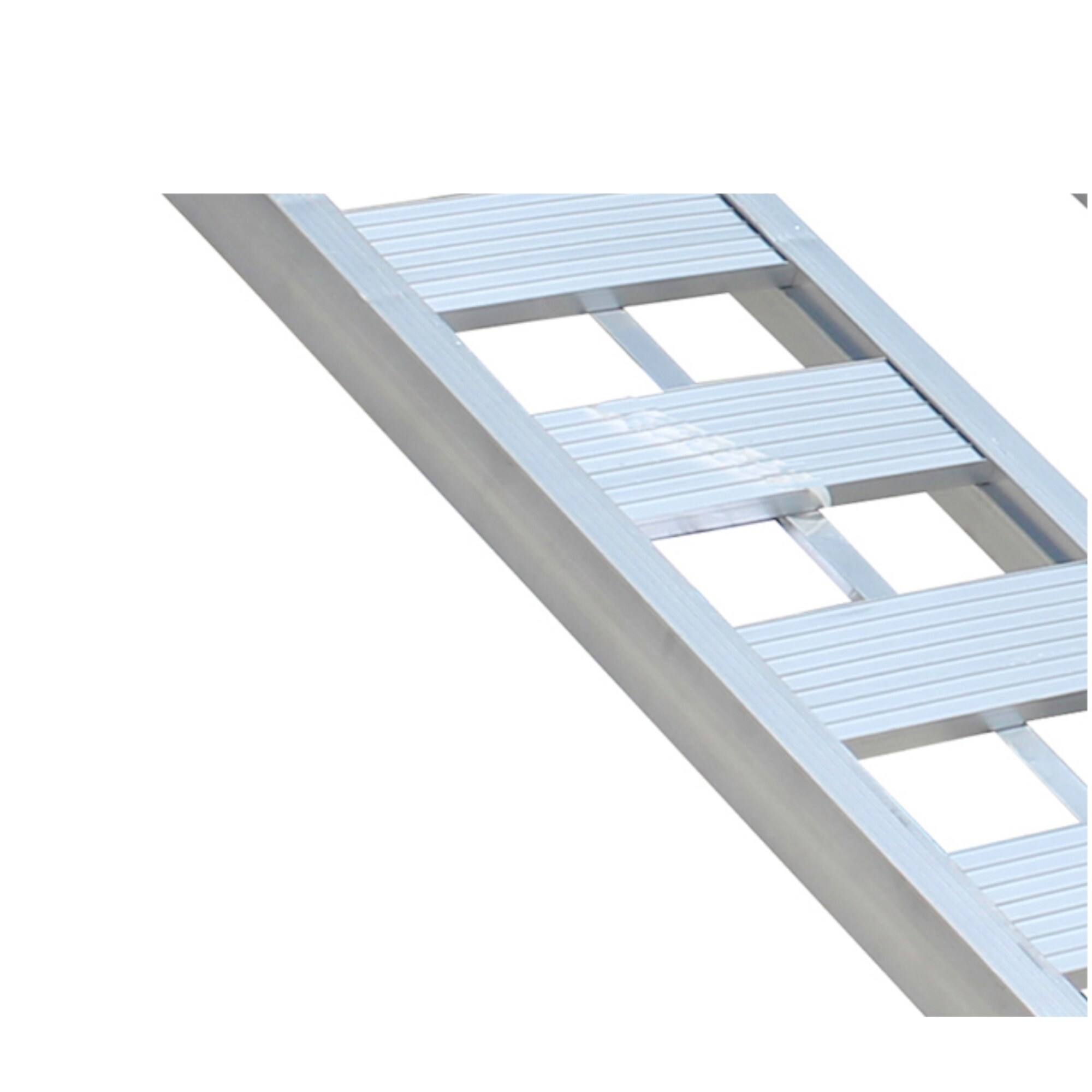 Charola de Carga para Enganche de Aluminio Erickson Ramp de 90 Pulgadas L x 12 Pulgadas An. x 6 Pulgadas Alt. Paquete de 2