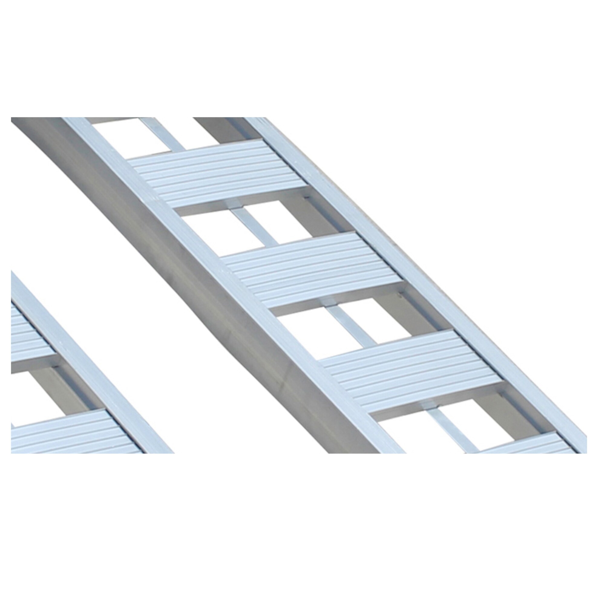 Charola de Carga para Enganche de Aluminio Erickson Ramp de 90 Pulgadas L x 12 Pulgadas An. x 6 Pulgadas Alt. Paquete de 2