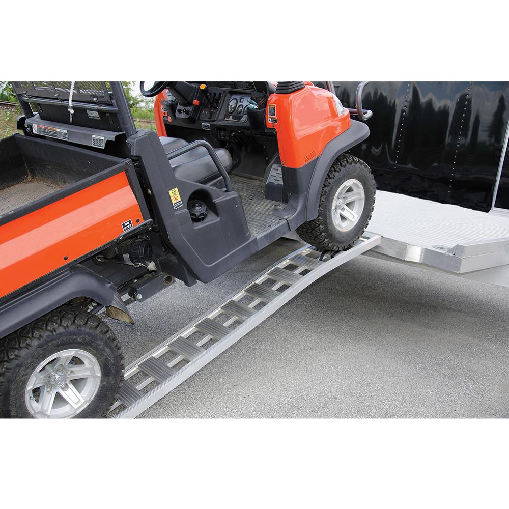 Charola de Carga para Enganche de Aluminio Erickson Ramp de 90 Pulgadas L x 12 Pulgadas An. x 6 Pulgadas Alt. Paquete de 2