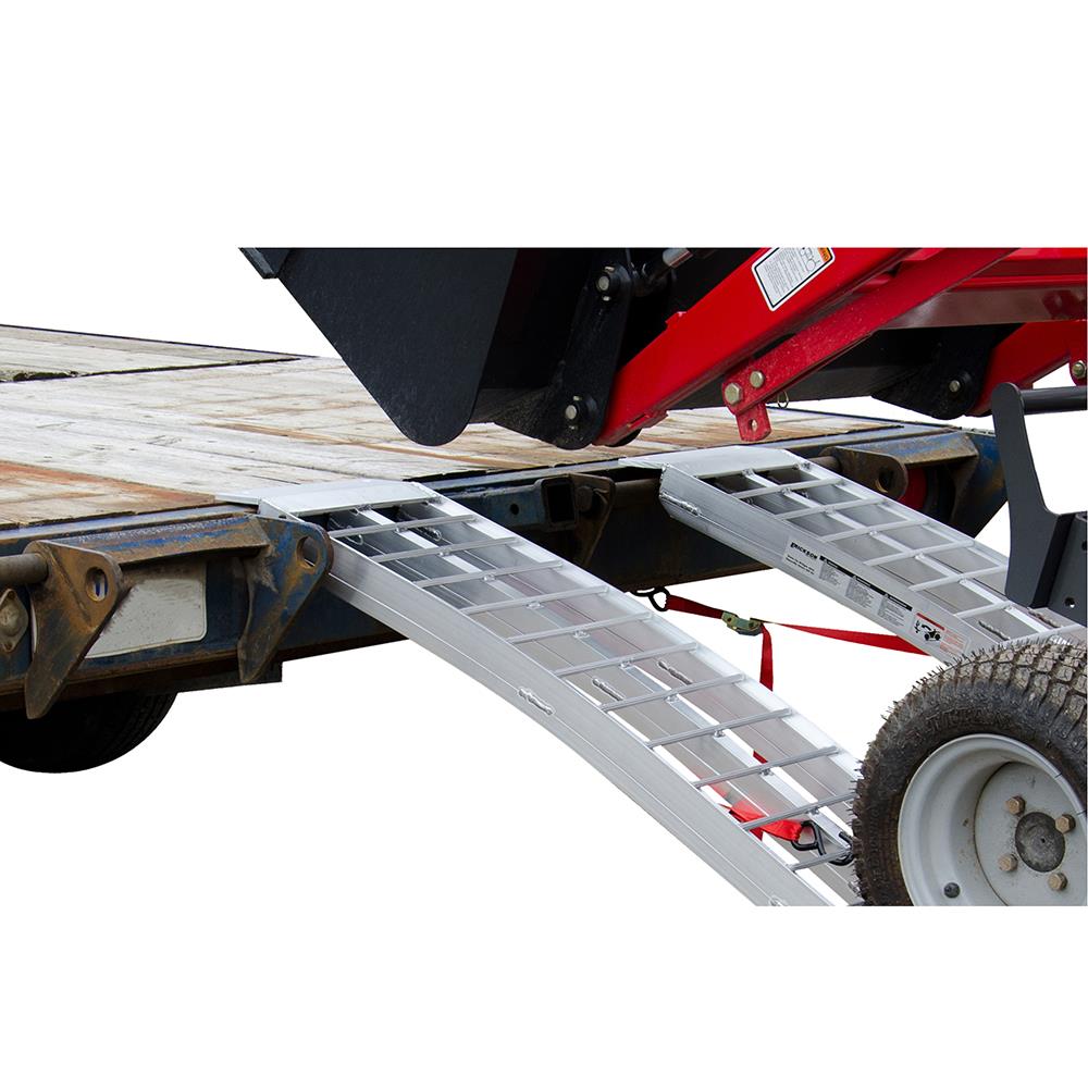 Charola de Carga para Enganche de Aluminio Erickson Ramp de 90 Pulgadas L x 12 Pulgadas An. x 6 Pulgadas Alt. Paquete de 2