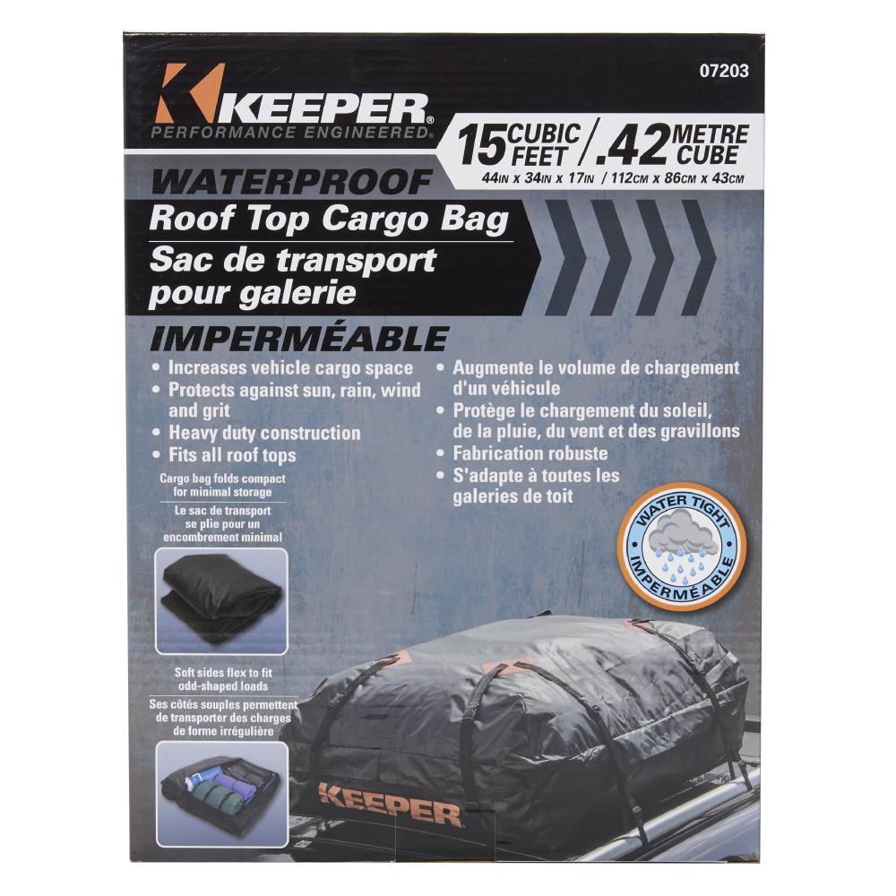 Bolsa de carga para techo de PVC Keeper Cargo 44 pulgadas L x 34 pulgadas W x 17 pulgadas H 07203