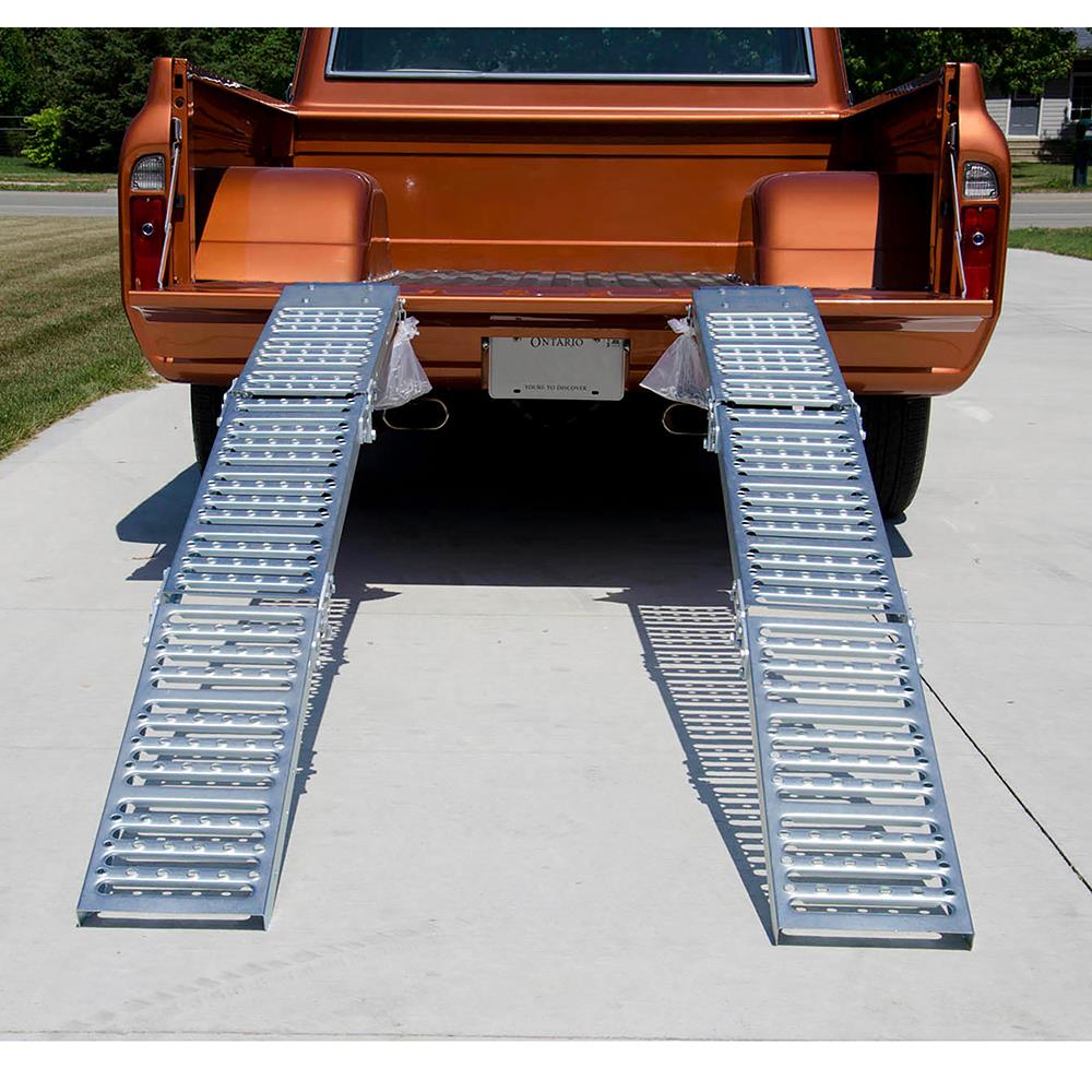 Charola de Carga para Enganche de Acero Erickson de 72 L x 9 A x 2 H, Paquete de 2 trayes 07435