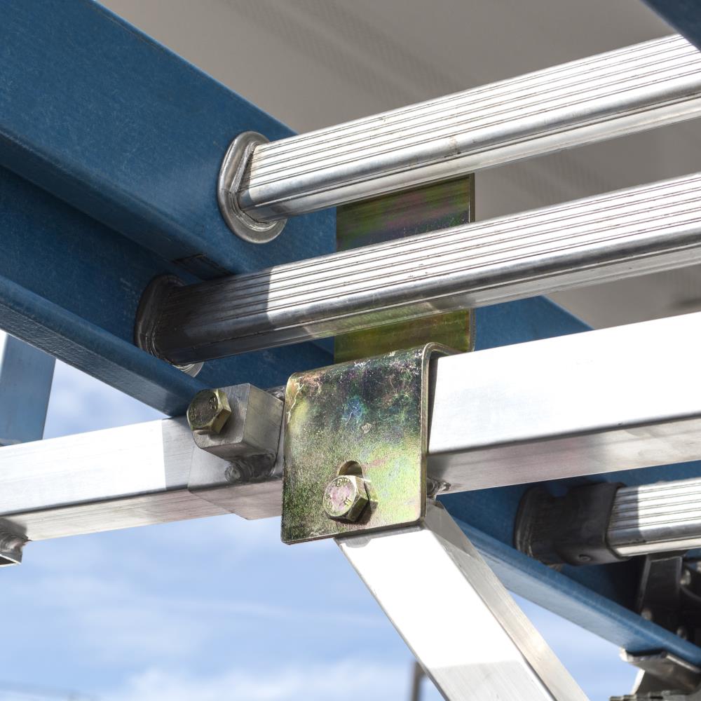 Rack multiusos de aluminio de 40 pulgadas Pro-Series de Buffalo Tools (Incluye Herrajes) 550757