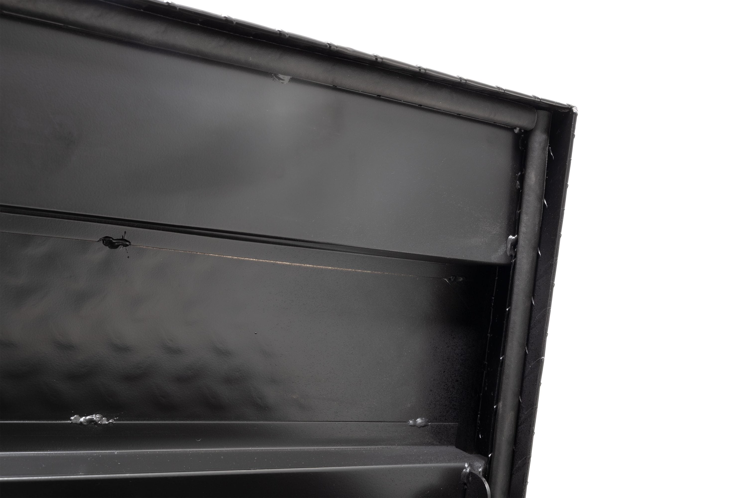 Caja de herramientas para camioneta en montaje lateral de aluminio negro mate de 46.86 pulgadas x 15.73 pulgadas x 13.27 pulgadas - Modelo 113347-53-01