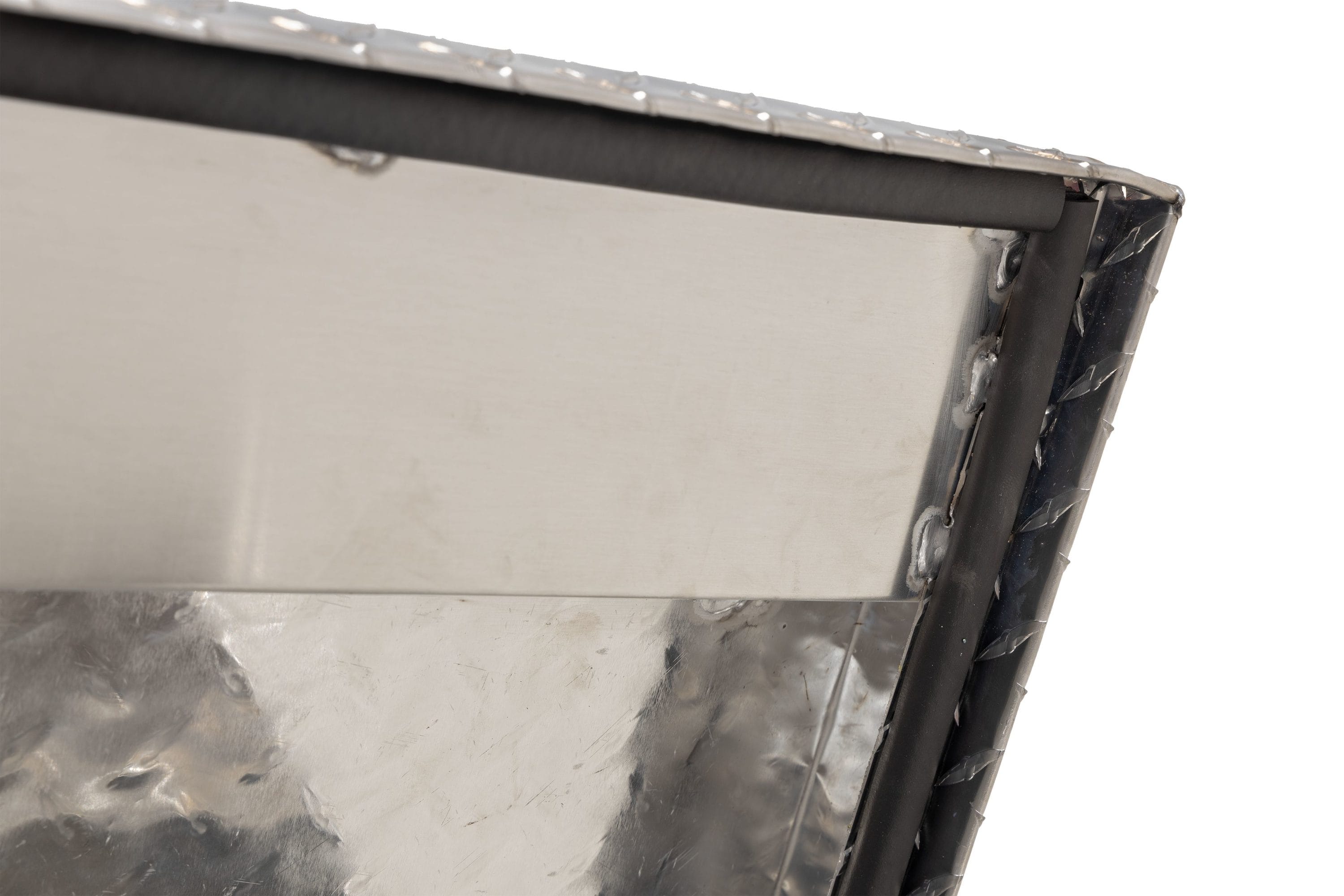 Caja de herramientas lateral para camioneta de aluminio plateado de 46.86 pulgadas x 15.73 pulgadas x 13.27 pulgadas - Modelo 113347-9-01