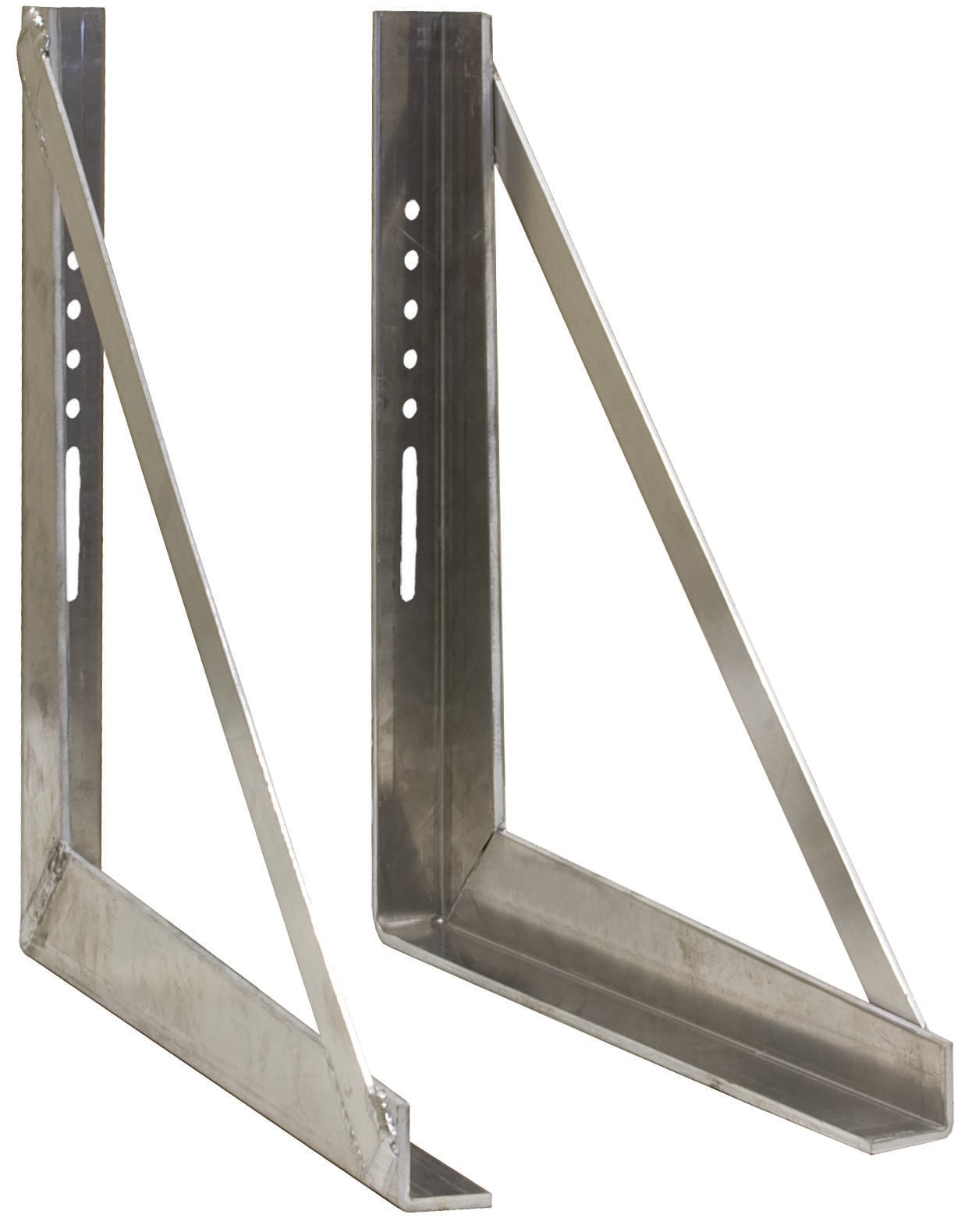 Kit de Montaje para Caja de Camión de Acero Inoxidable Universal de 18x18 pulgadas de Buyers Products, Soportes - Fácil de Montar, Par en Caja 1701031