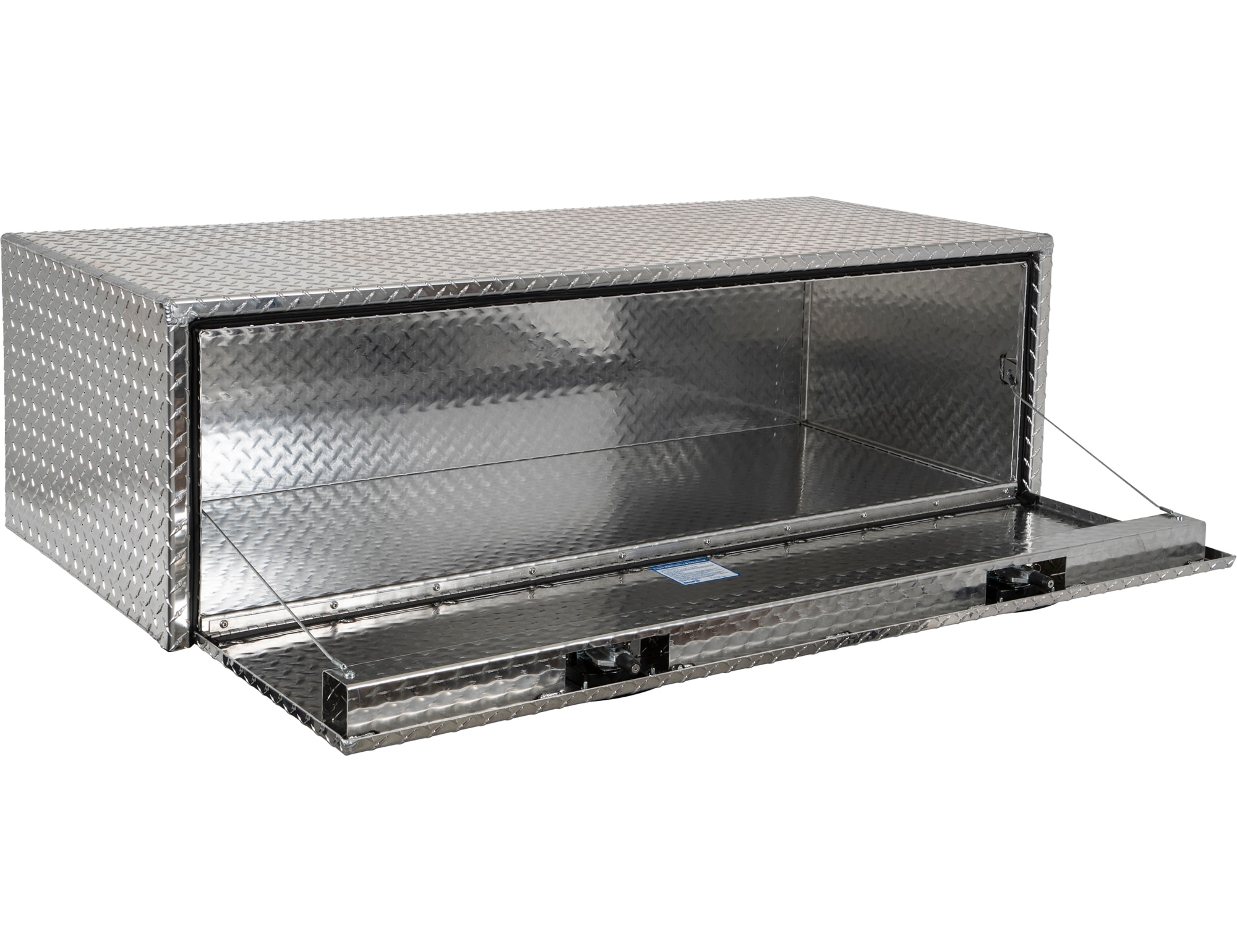 Caja de herramientas para camión de aluminio para montar debajo, 24 pulgadas x 48 pulgadas x 18 pulgadas
