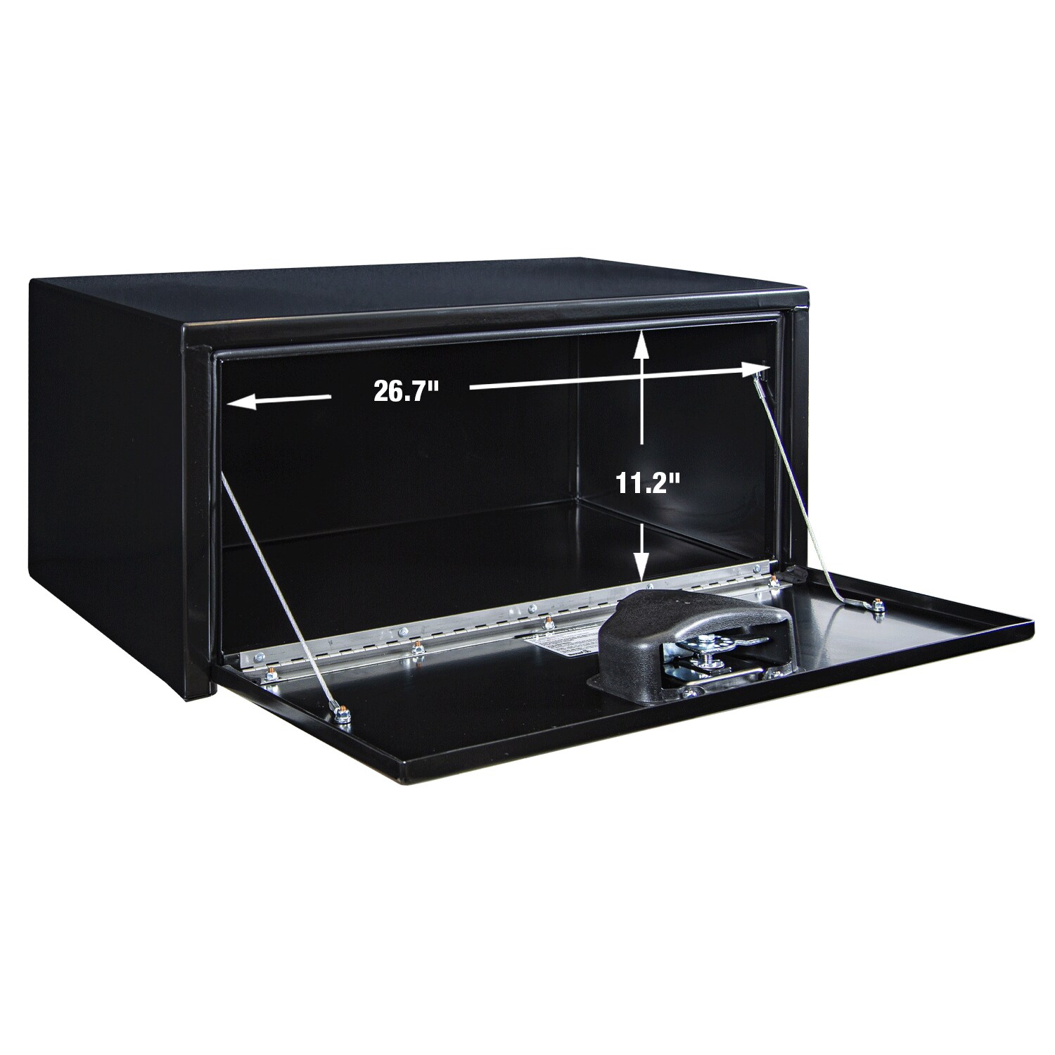 Caja de herramientas para camión de acero negro de 30 pulgadas x 16 pulgadas x 14 pulgadas de Buyers Products