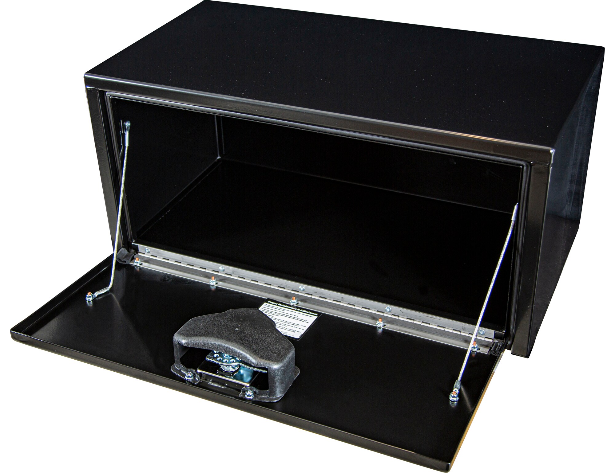 Caja de herramientas para camión de acero negro de 30 pulgadas x 16 pulgadas x 14 pulgadas de Buyers Products