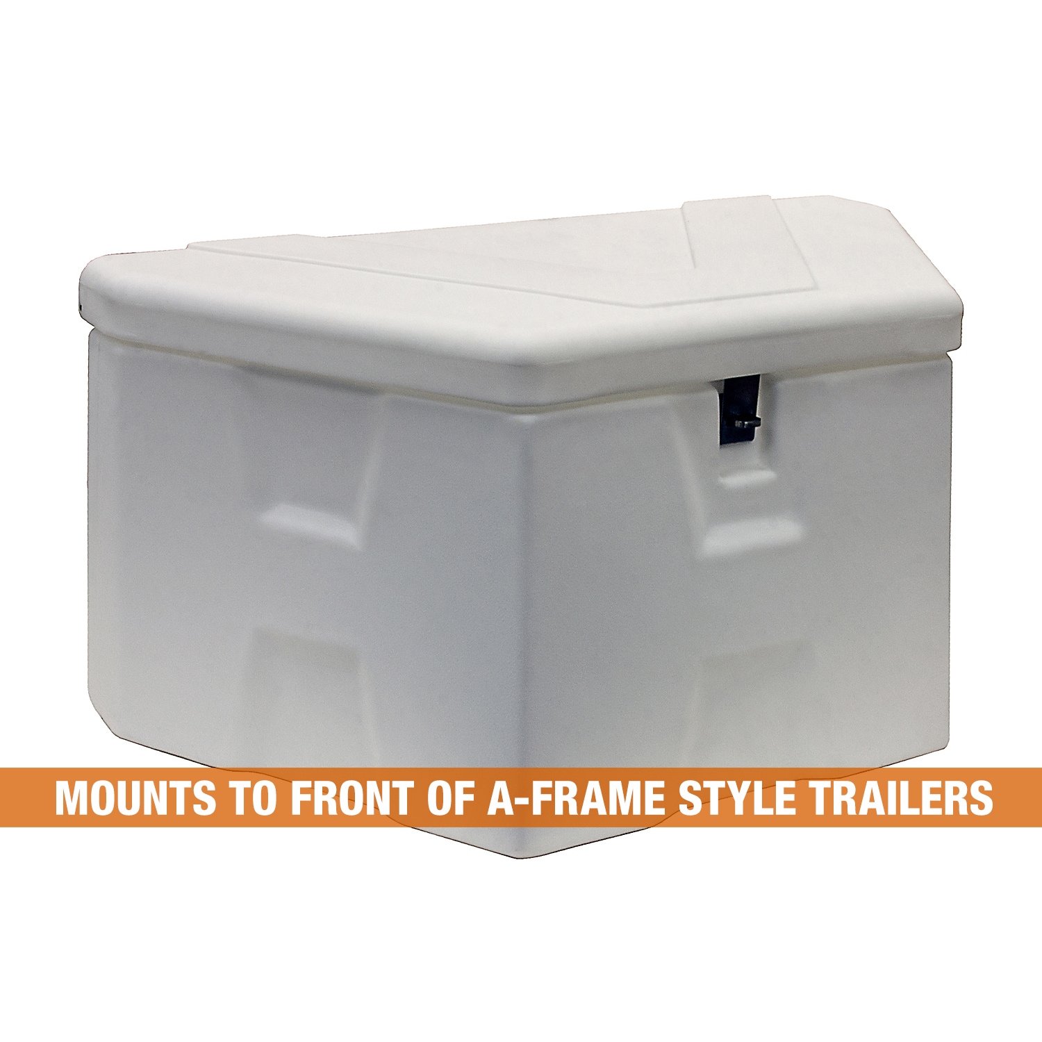 Caja de herramientas para remolque de camión de plástico poli blanco de 36 pulgadas x 19 pulgadas x 18 pulgadas de Buyers Products